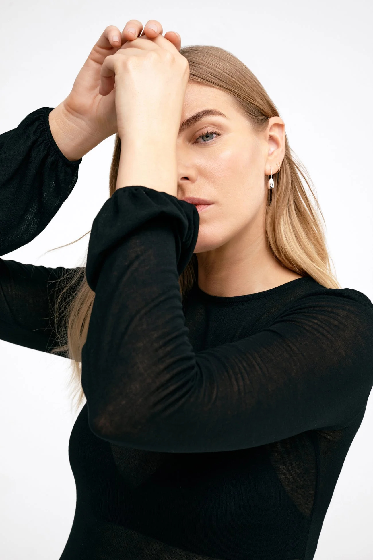 Alex Sheer Top | Black - Image 2