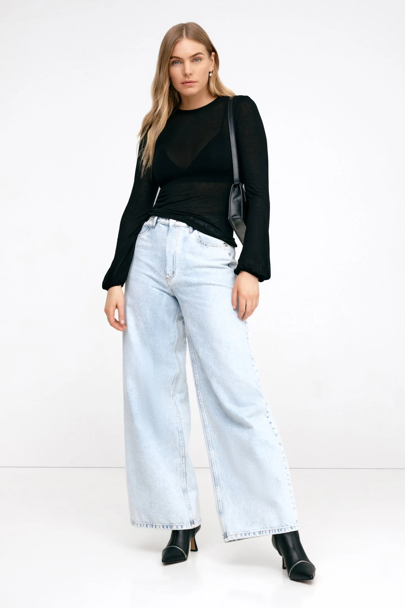 Alex Sheer Top | Black - Image 5
