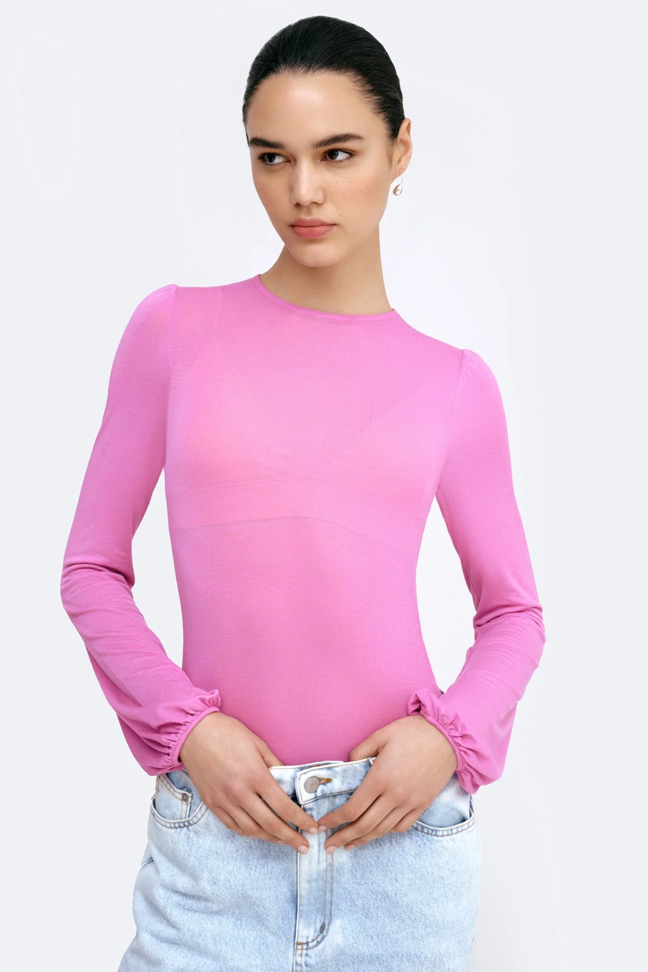 Alex Sheer Top | Black - Image 7