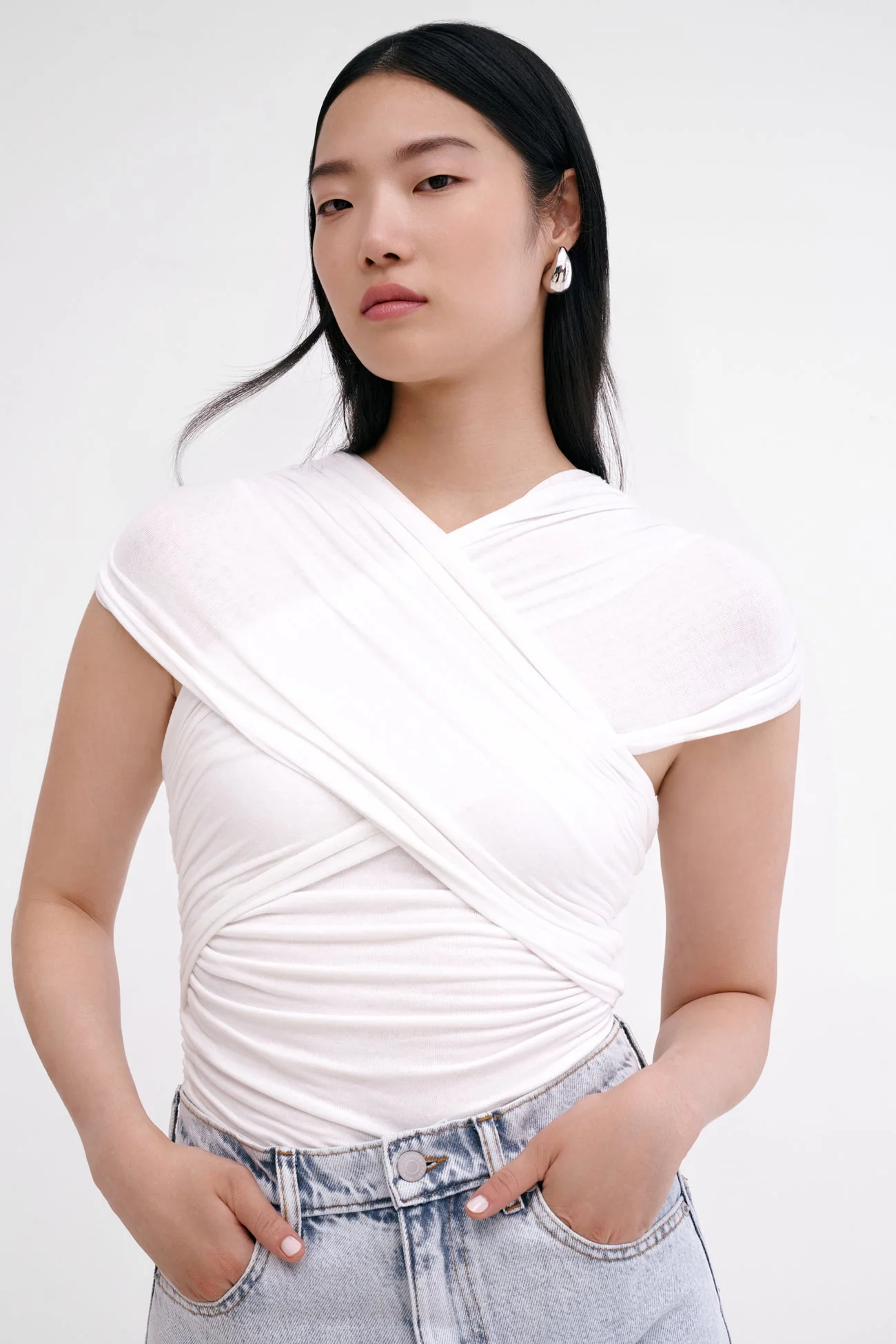 Alyssa Infinity Top | Ice Blue - Image 37