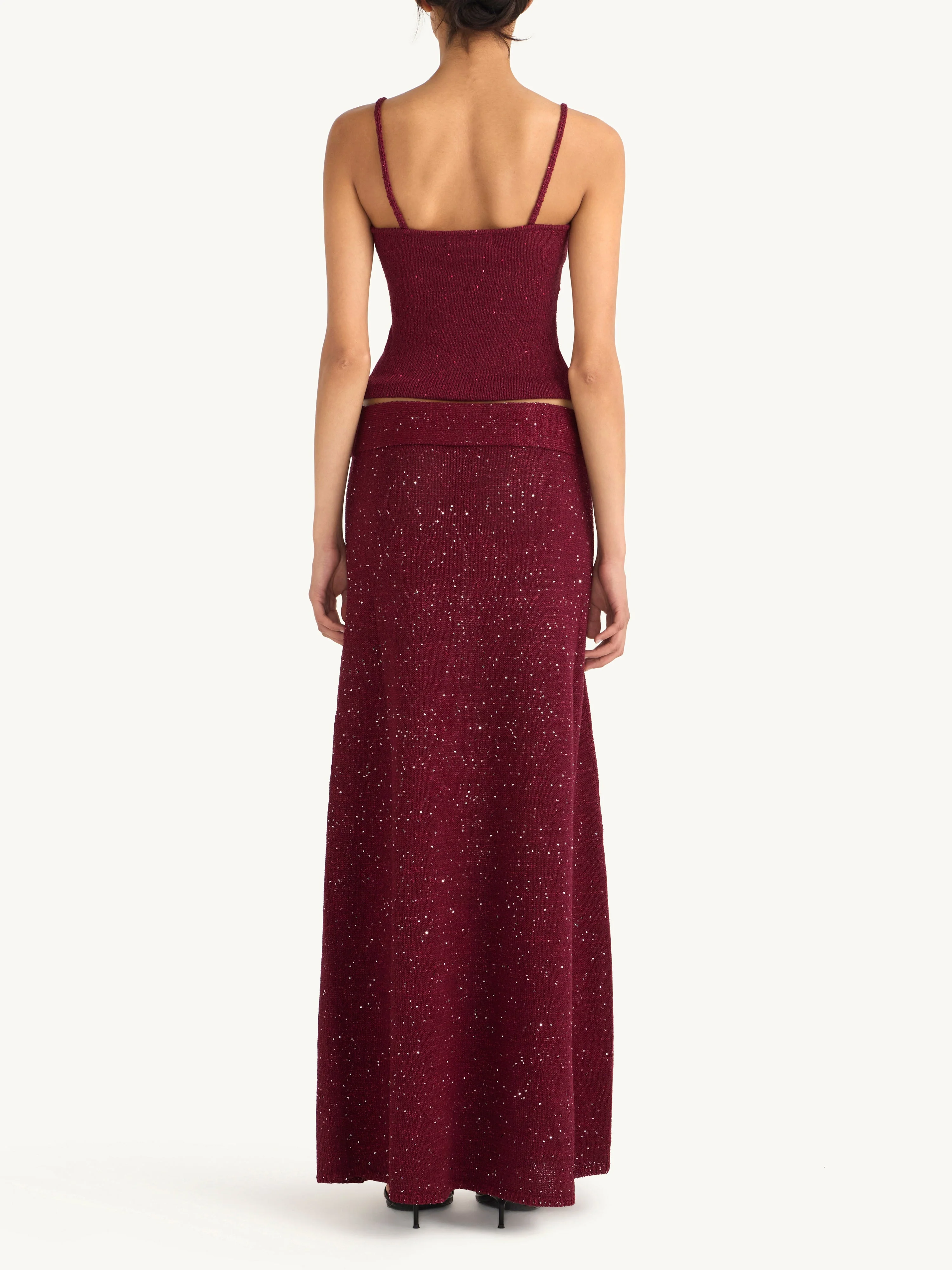 Alma Belted Skirt | Port Sequin - Image 5