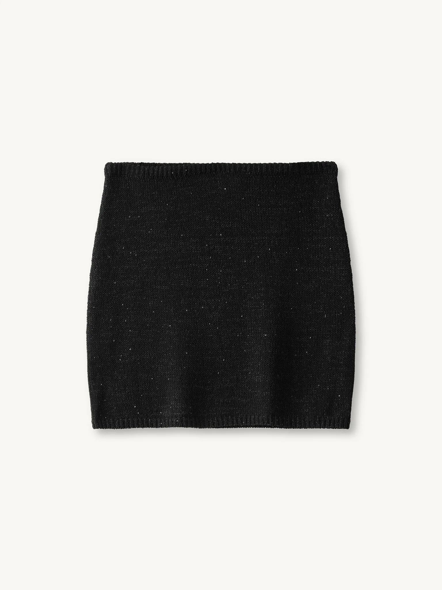 Ana Mini Skirt | Black Sequin