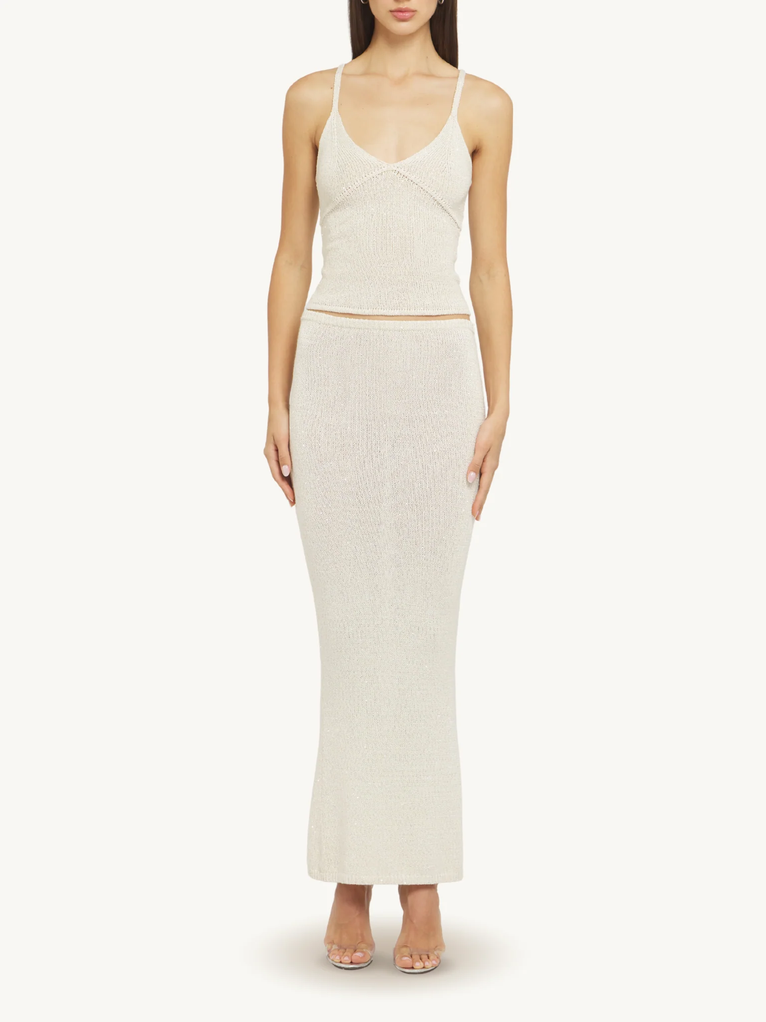 Carolina Camisole | Ivory Sequin - Image 3