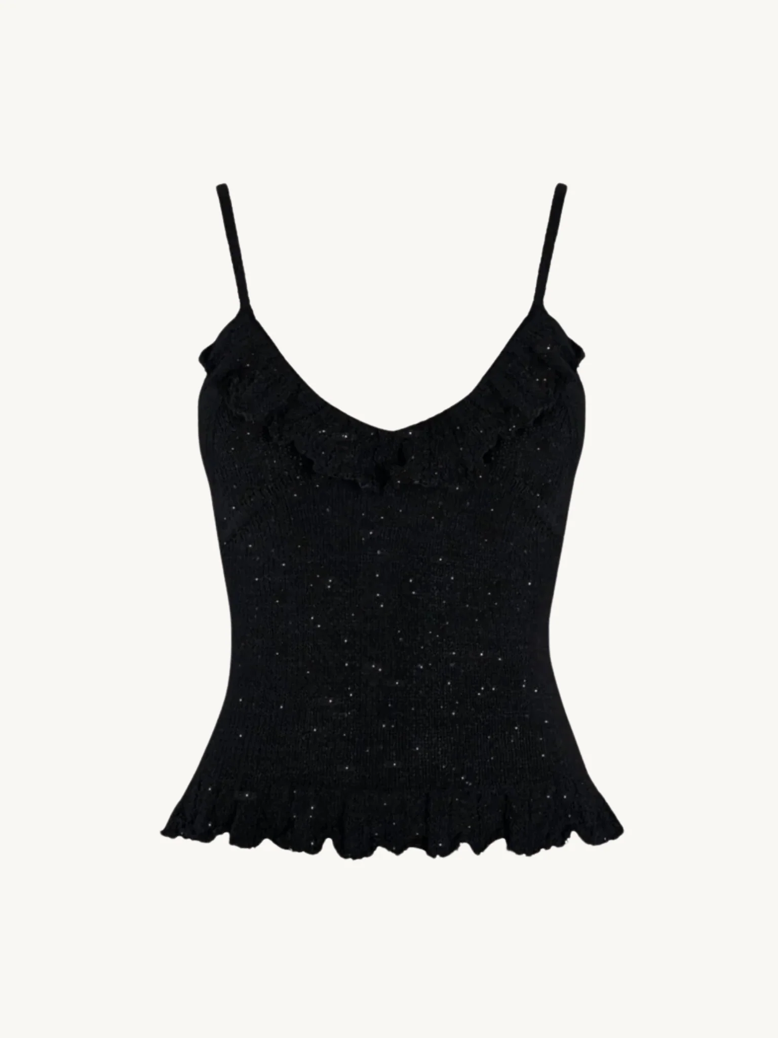 Michaela Camisole | Black Sequin