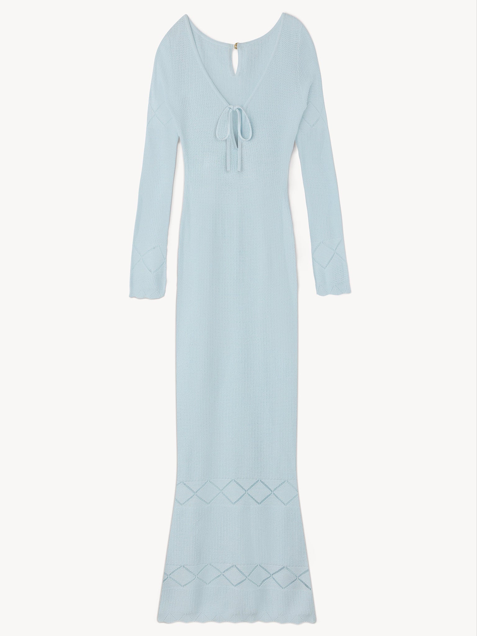Rita Crochet Dress | Sky Blue