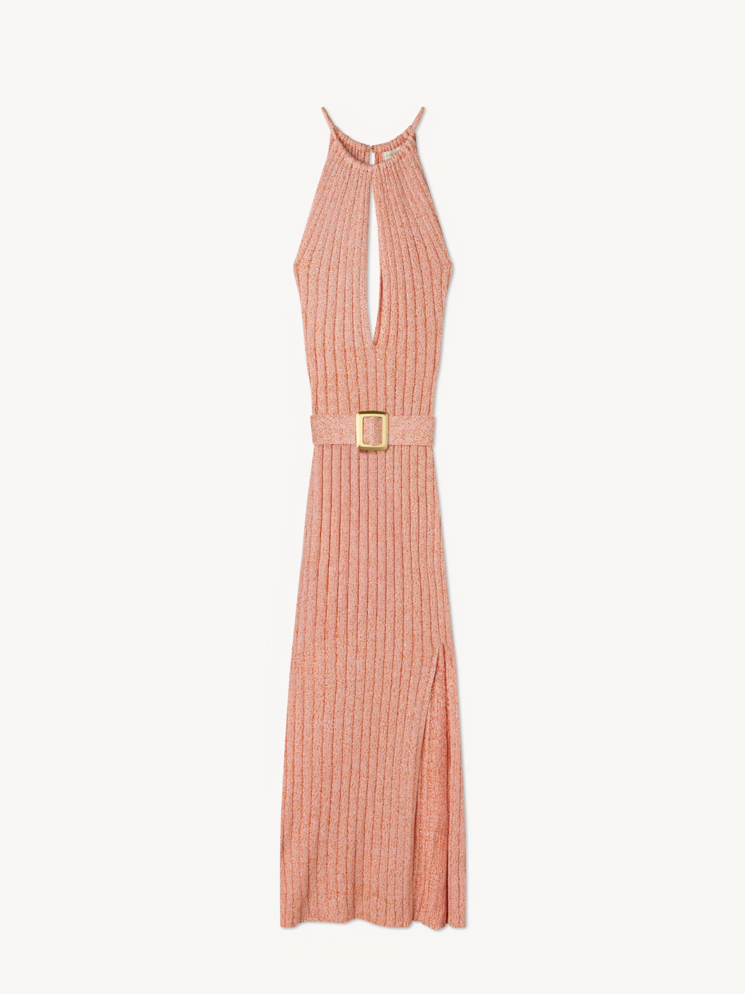 Valeria Dress | Peach Sequin