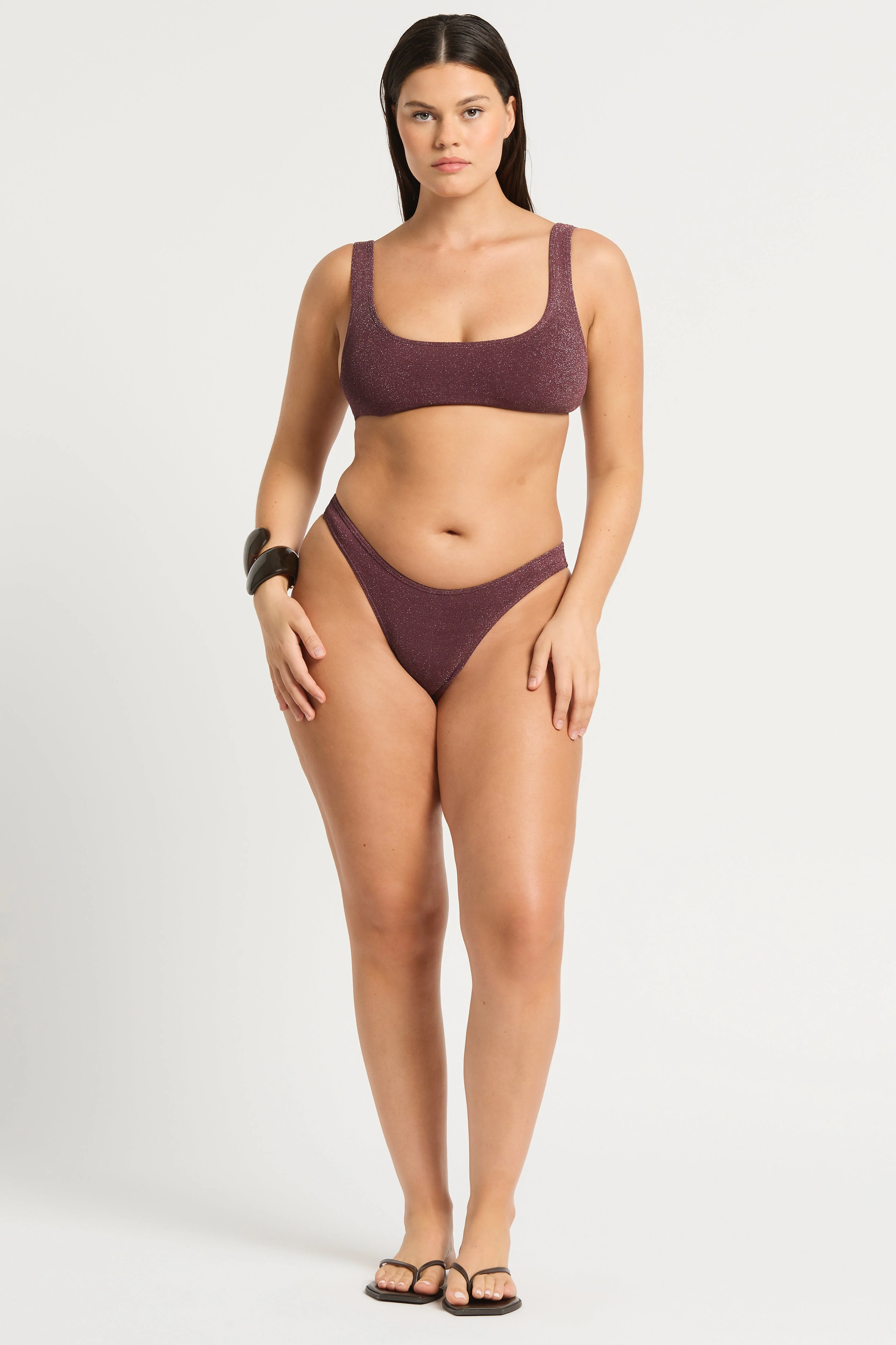 Malibu Crop | Amarena Lurex Micro