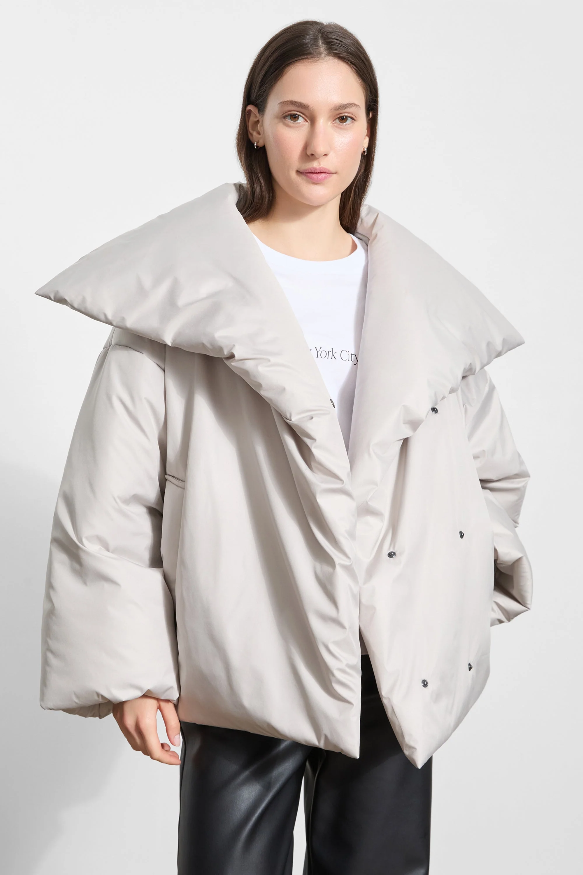 Bronte Puffer Coat | Fog Grey - Image 5