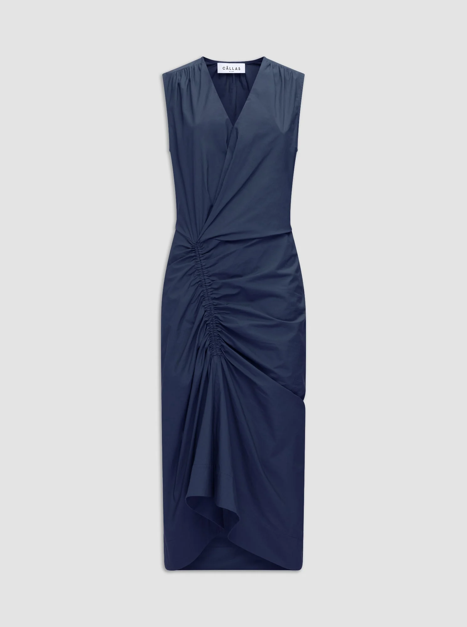 Agnes Wrap Dress | Navy - Image 3