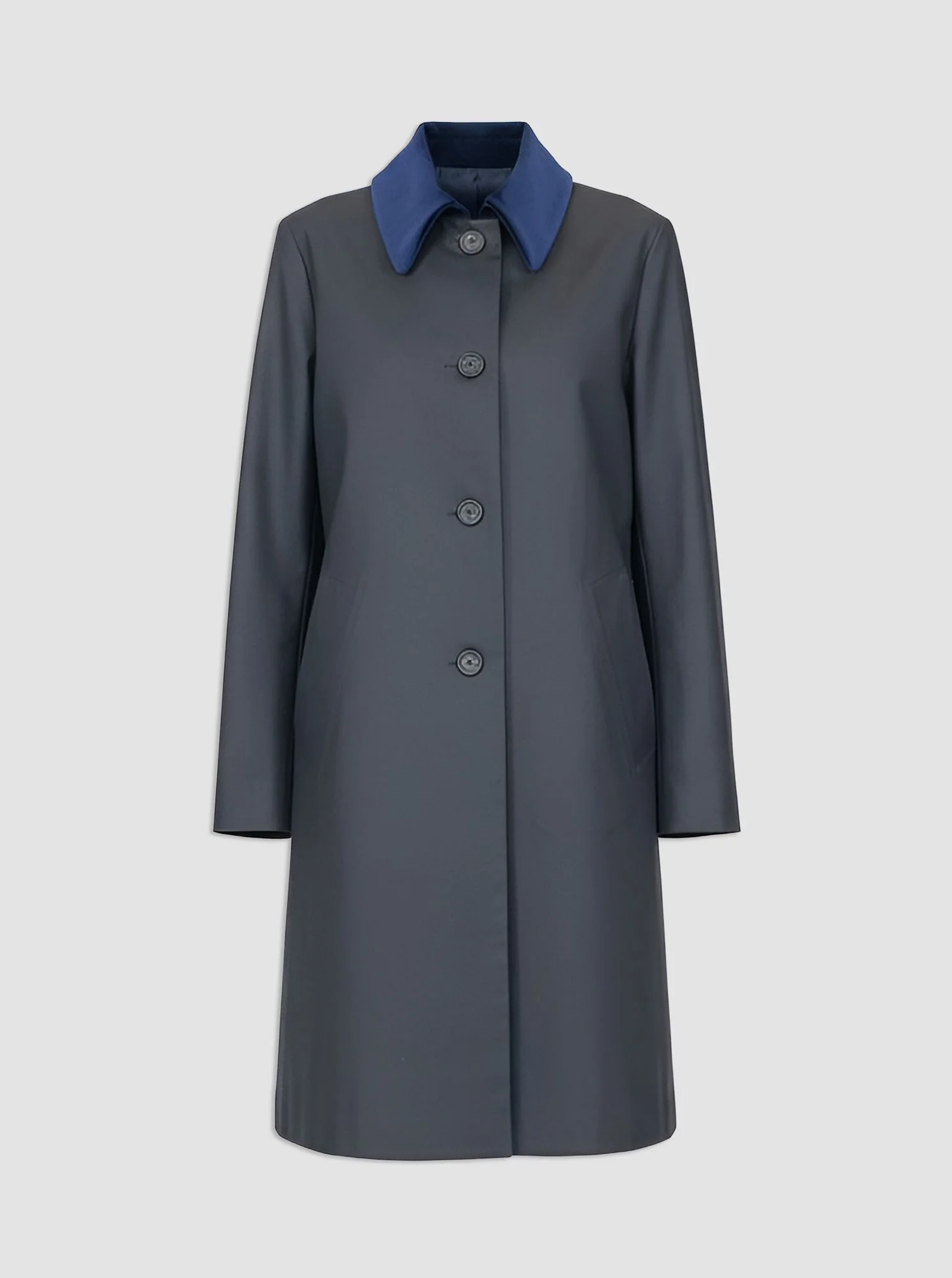 Alaine Canvas Coat | Navy - Image 2