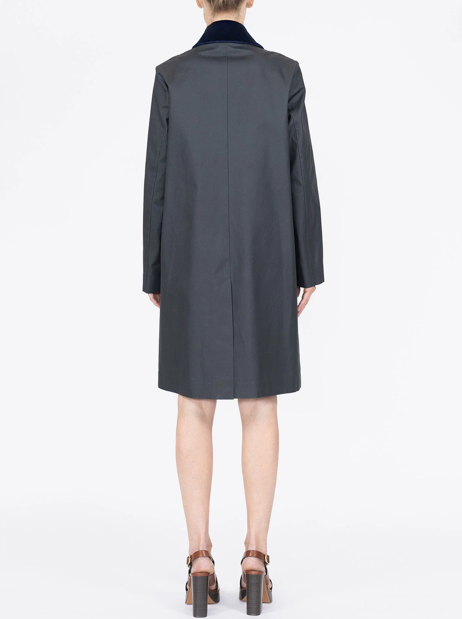 Alaine Canvas Coat | Navy - Image 4