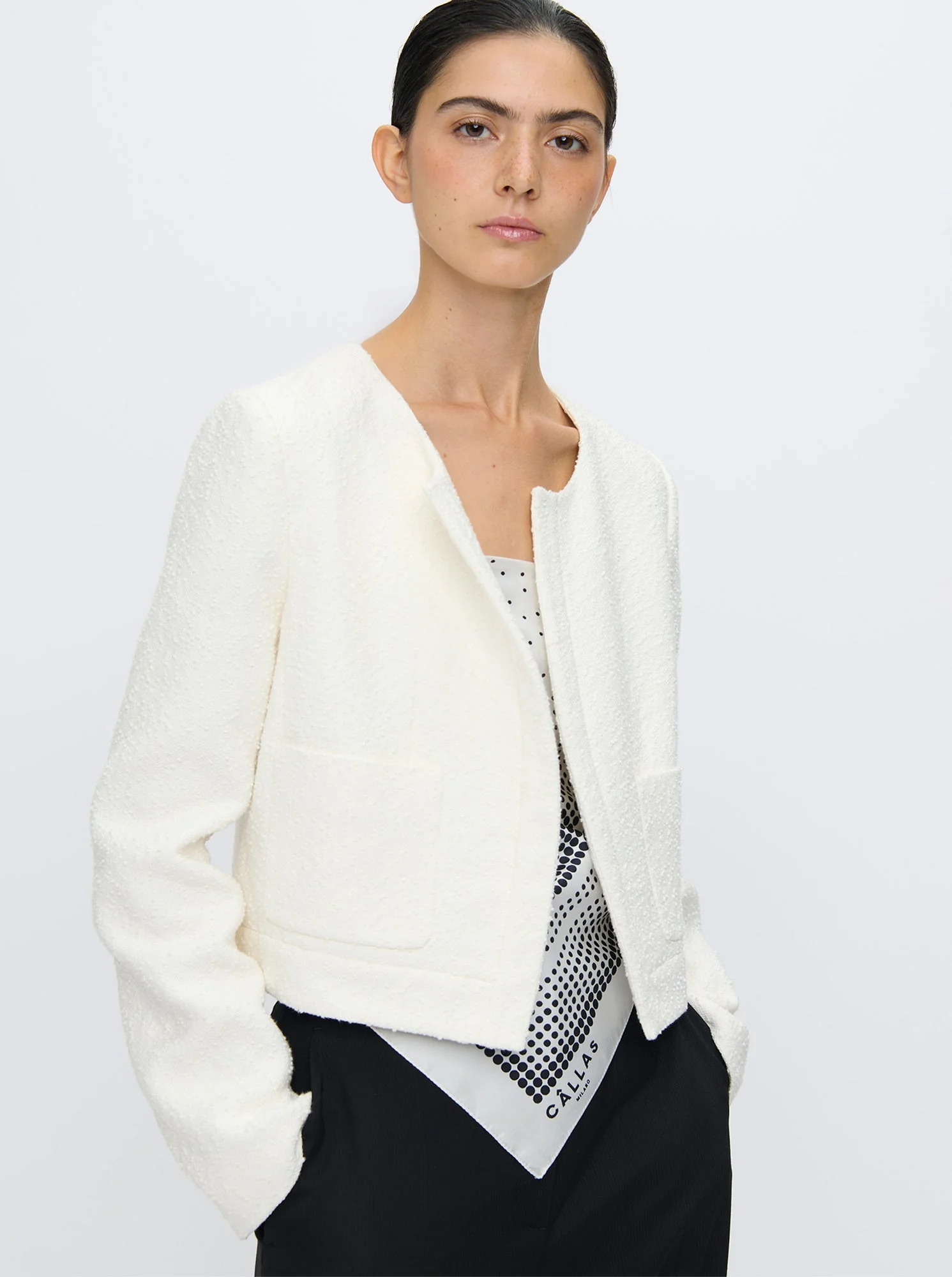 Alba Cardigan Jacket | White - Image 2