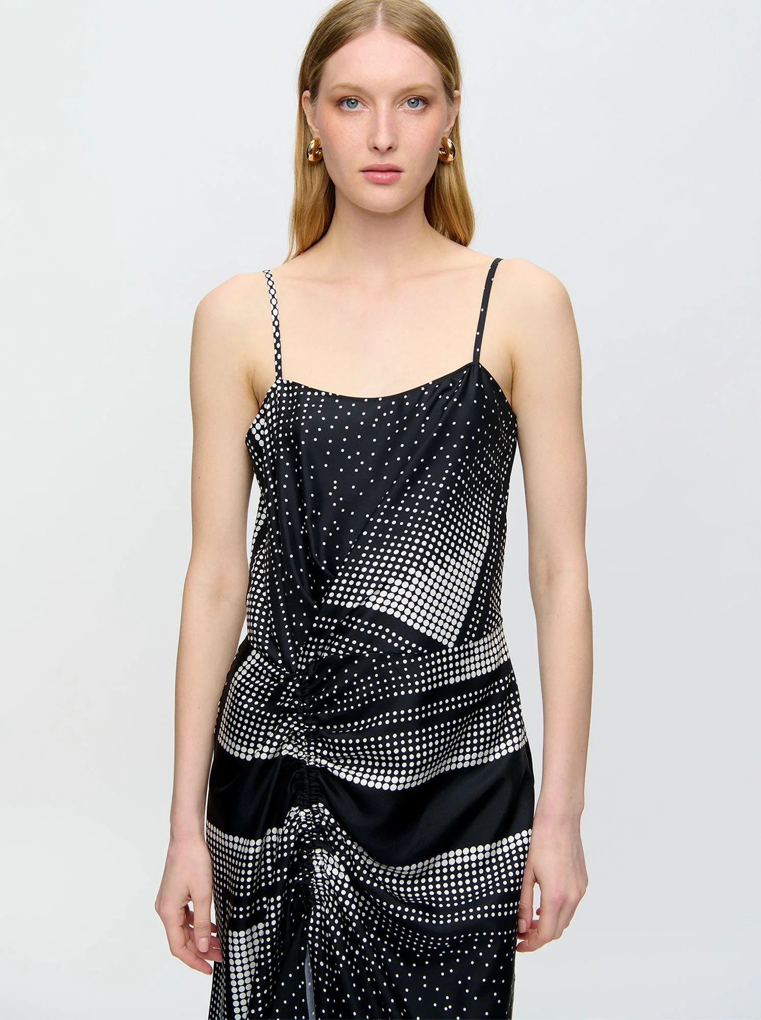 Angie Camisole Dress | Black/White - Image 5