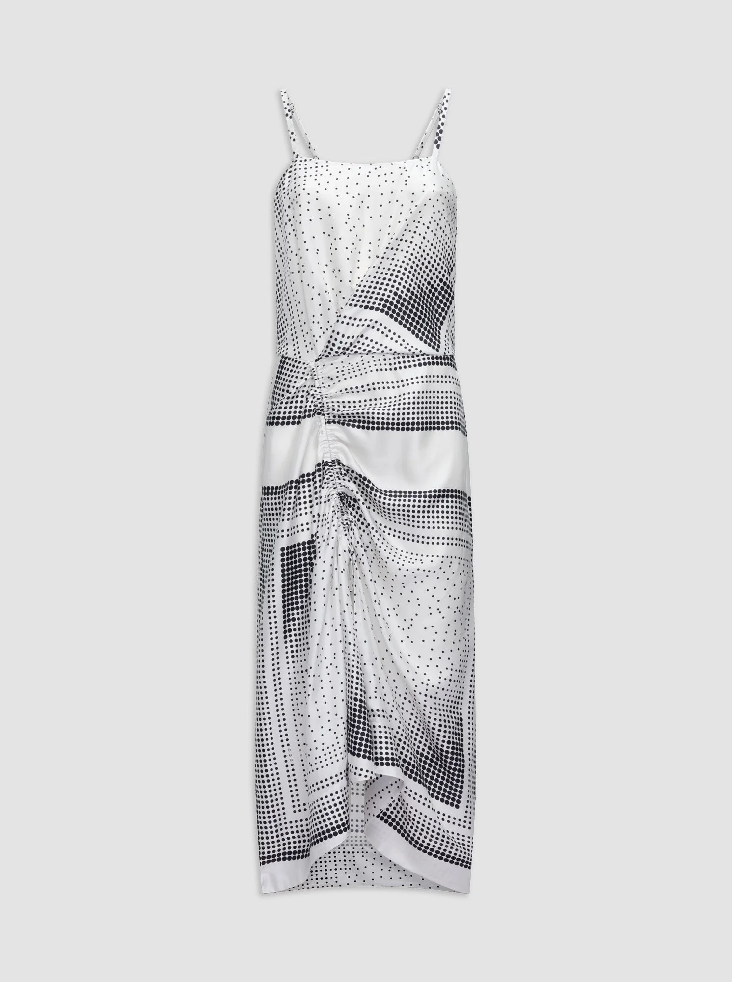 Angie Camisole Dress | White/Black - Image 3