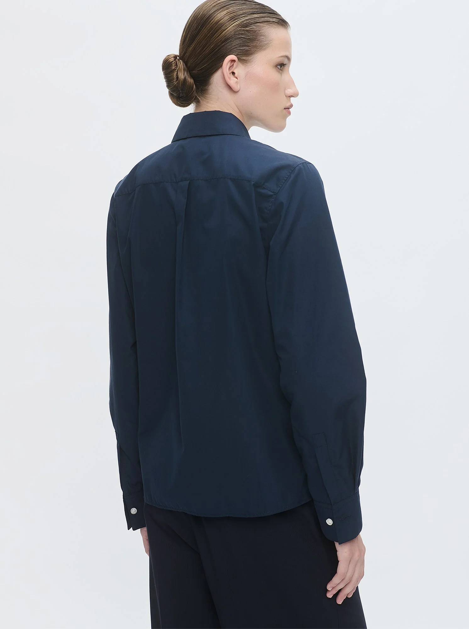 Arletty Embroidered Shirt | Navy - Image 4
