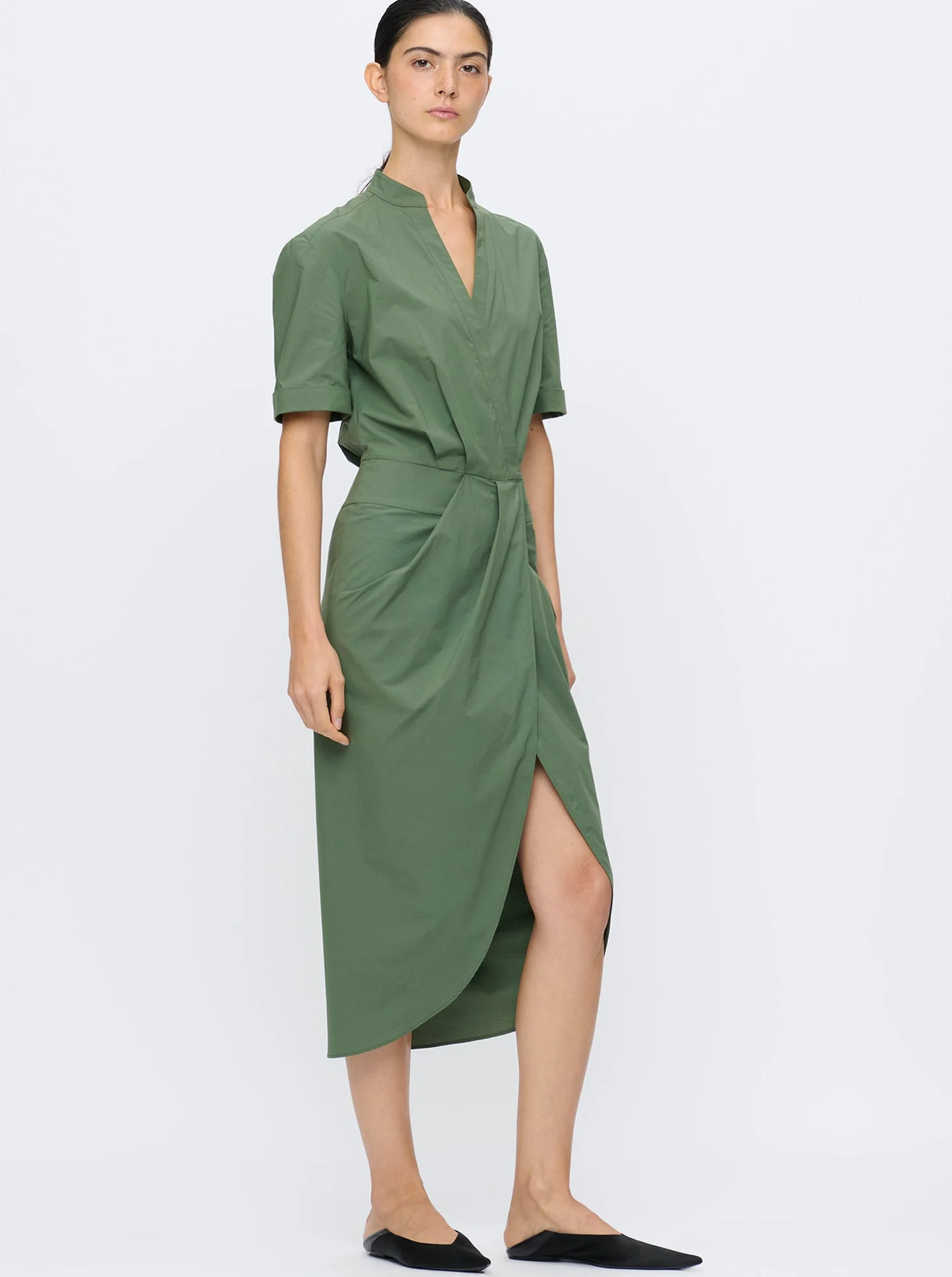 Bali Wrap Dress | Military