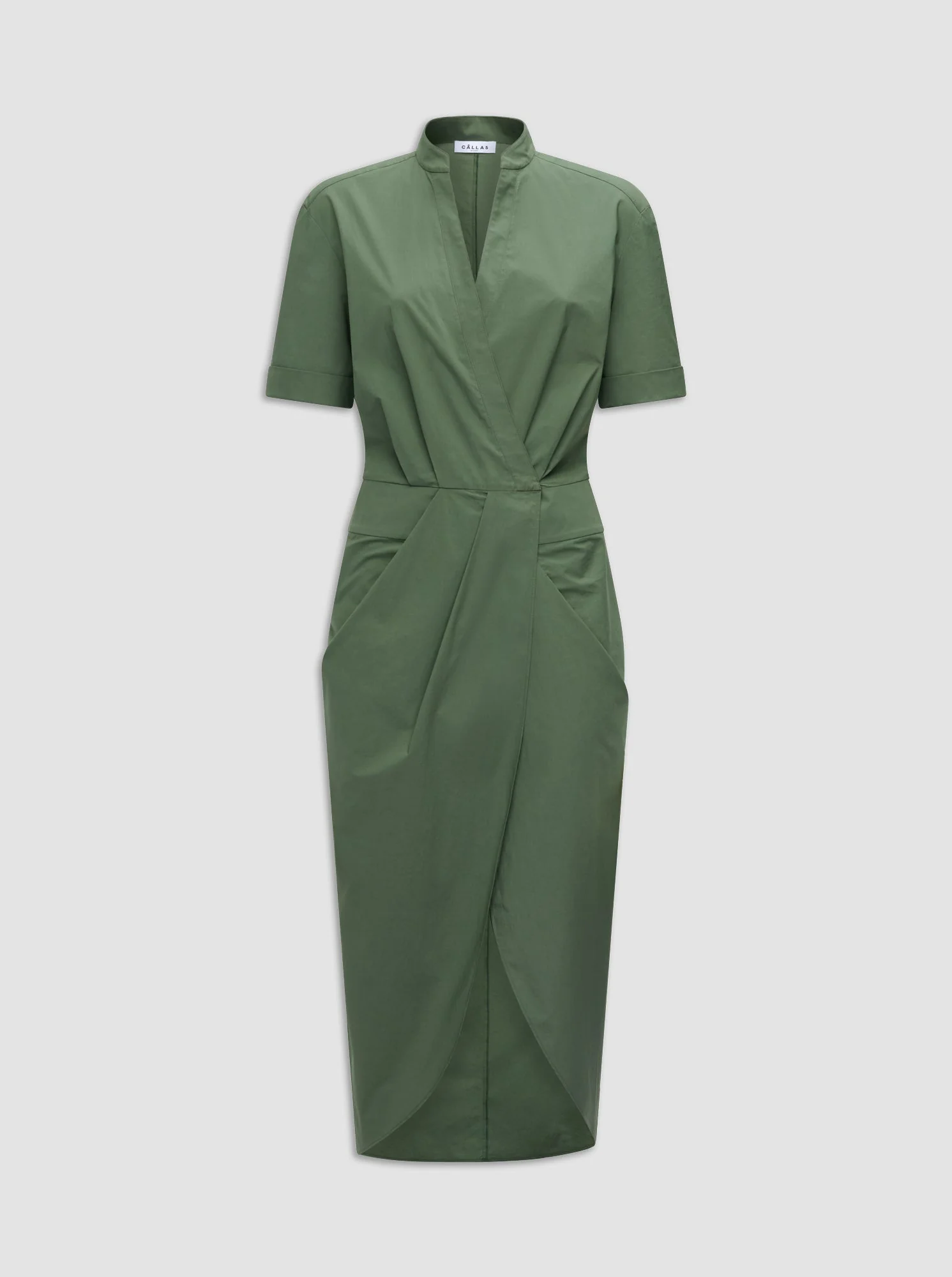 Bali Wrap Dress | Military - Image 4
