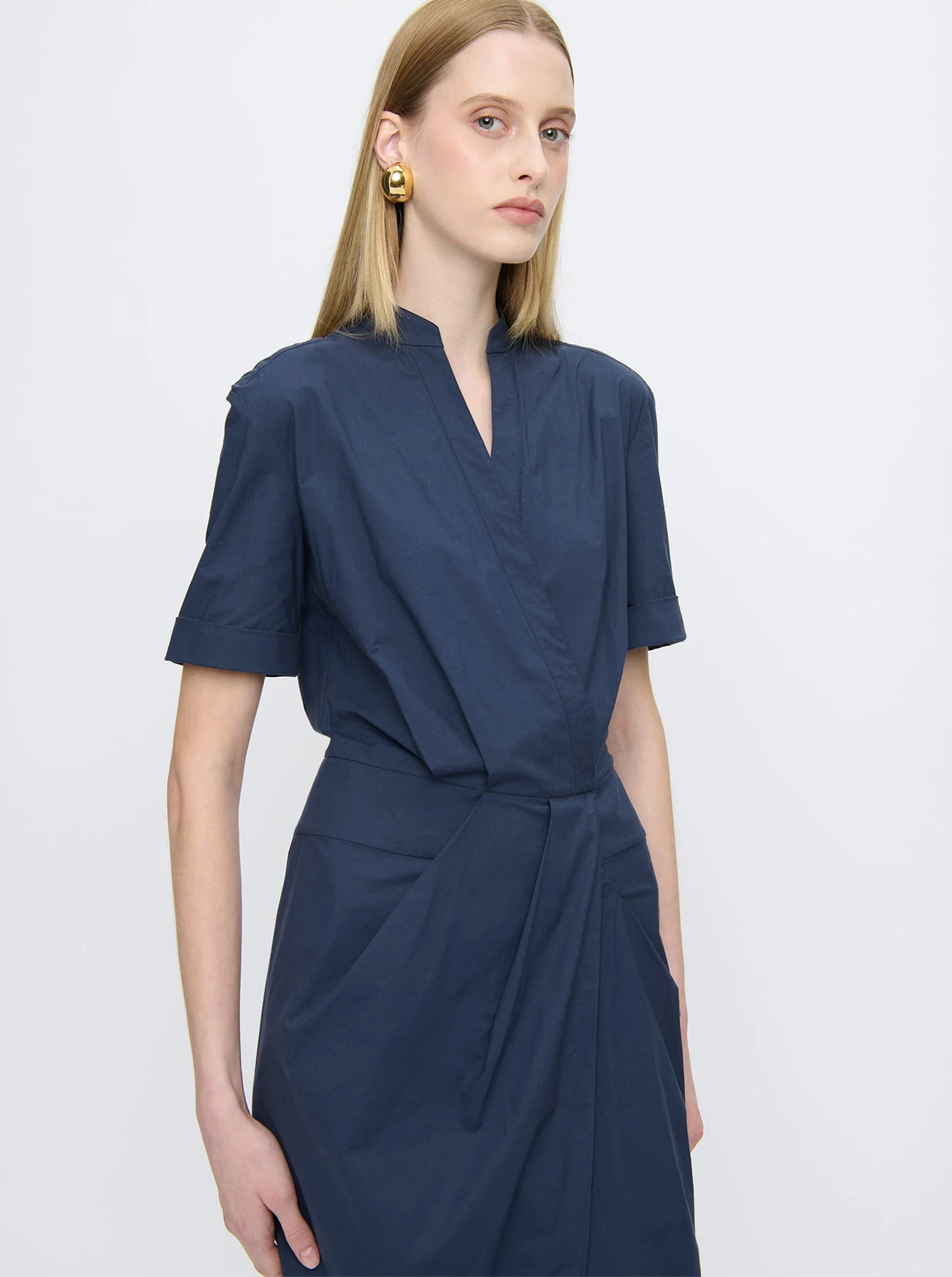 Bali Wrap Dress | Navy - Image 4