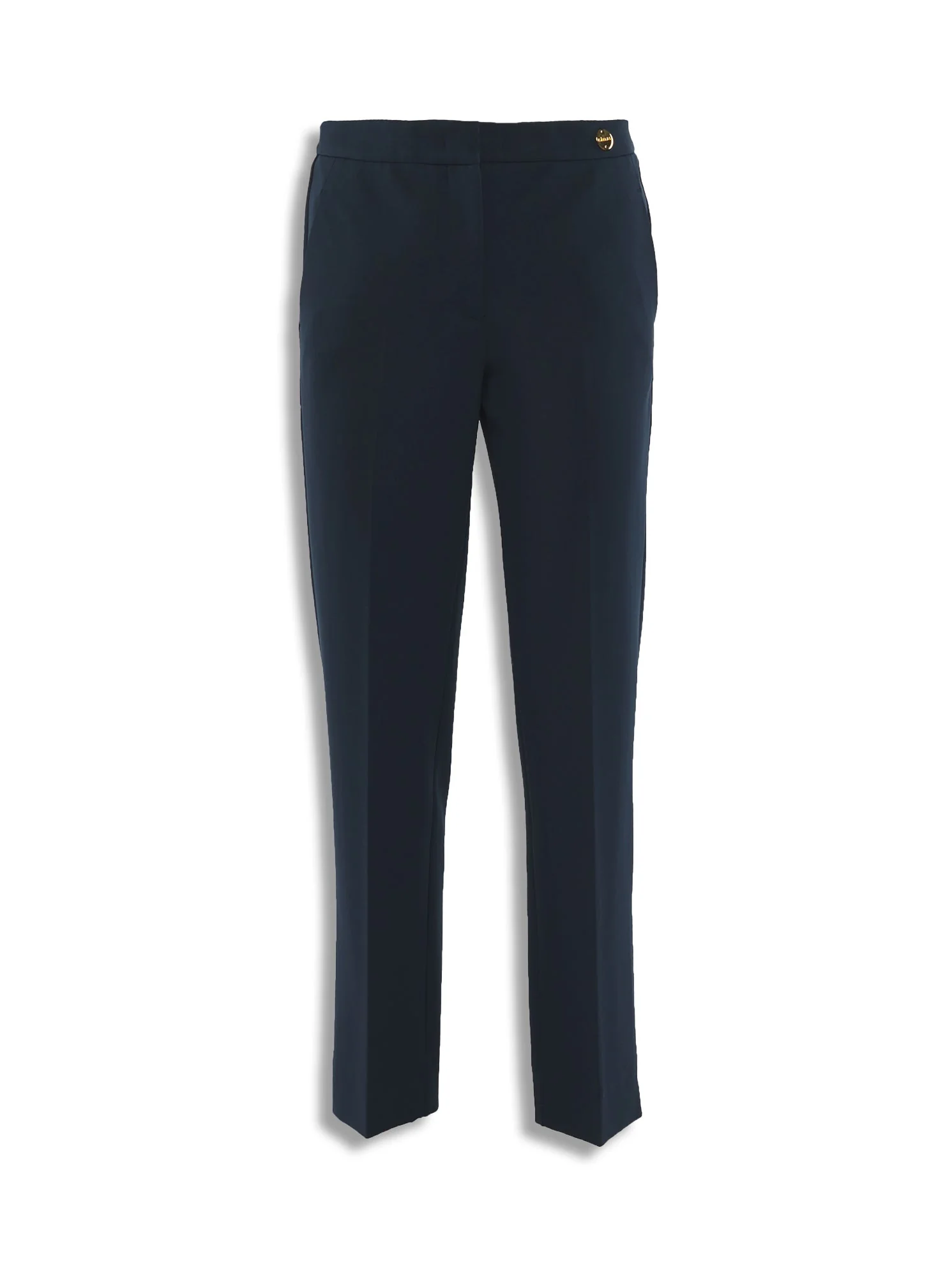 Charlotte Stretch Crepe Pant | Navy - Image 3