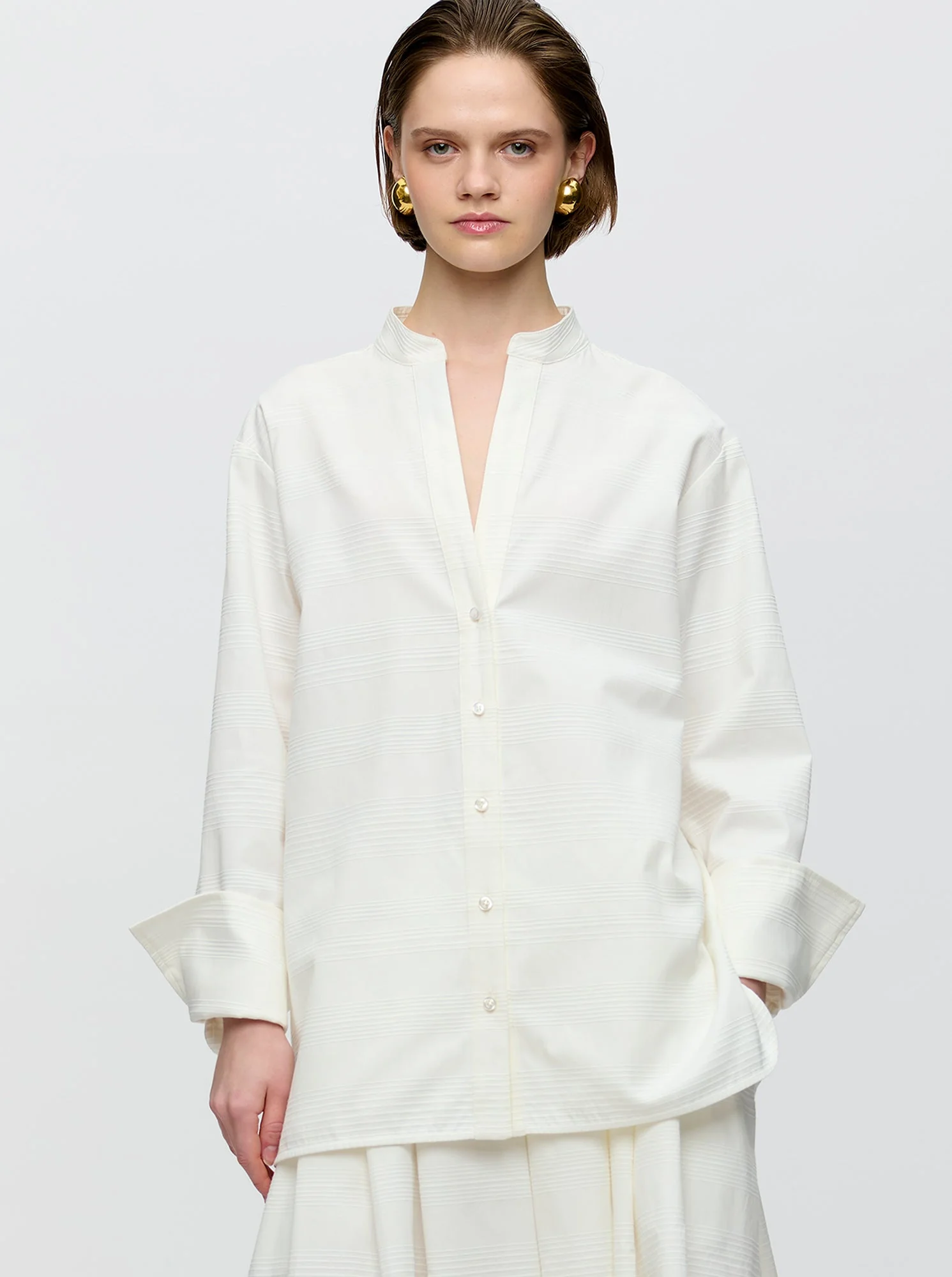 Corsica Tunic Shirt | Natural - Image 2