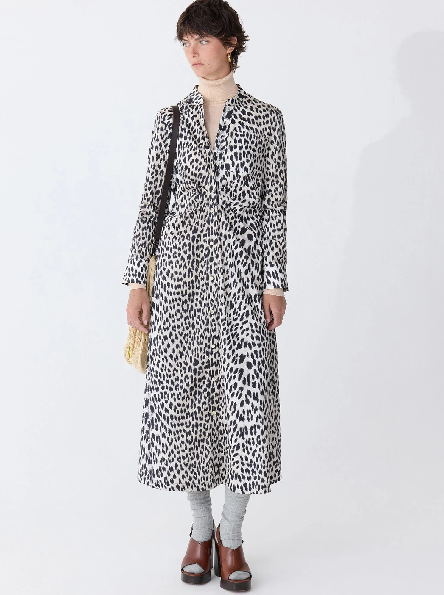 Genny Shirtdress | Natural
