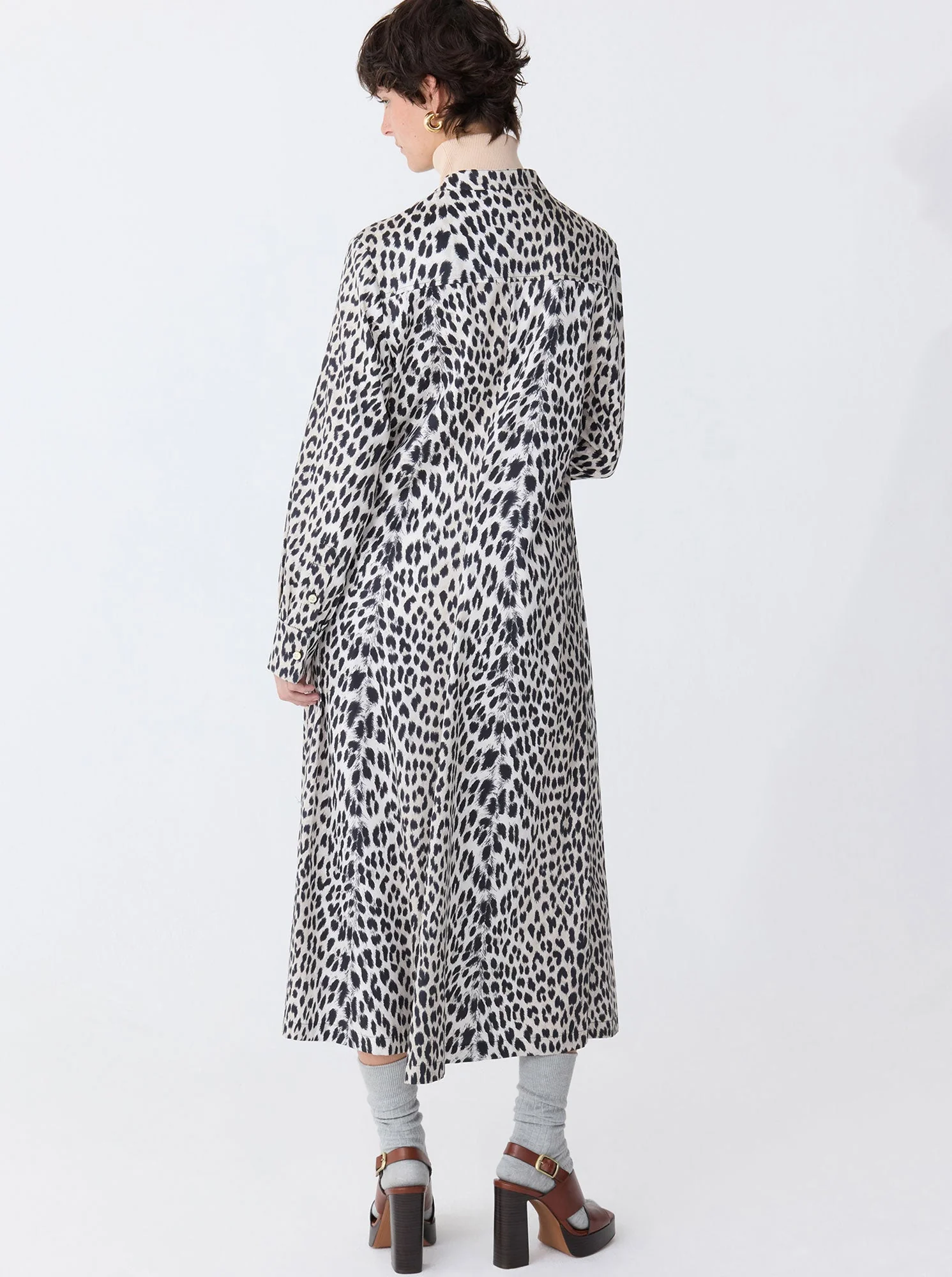 Genny Shirtdress | Natural - Image 3