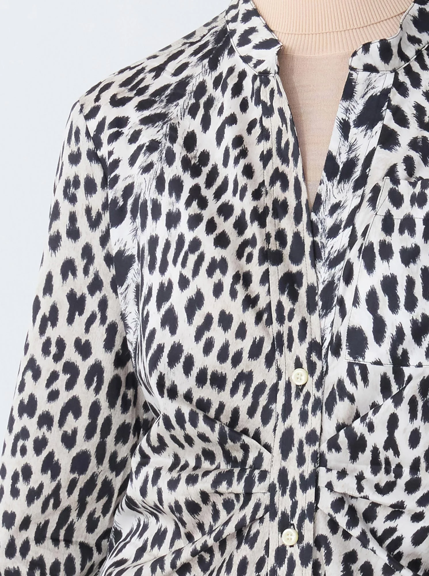 Genny Shirtdress | Natural - Image 5