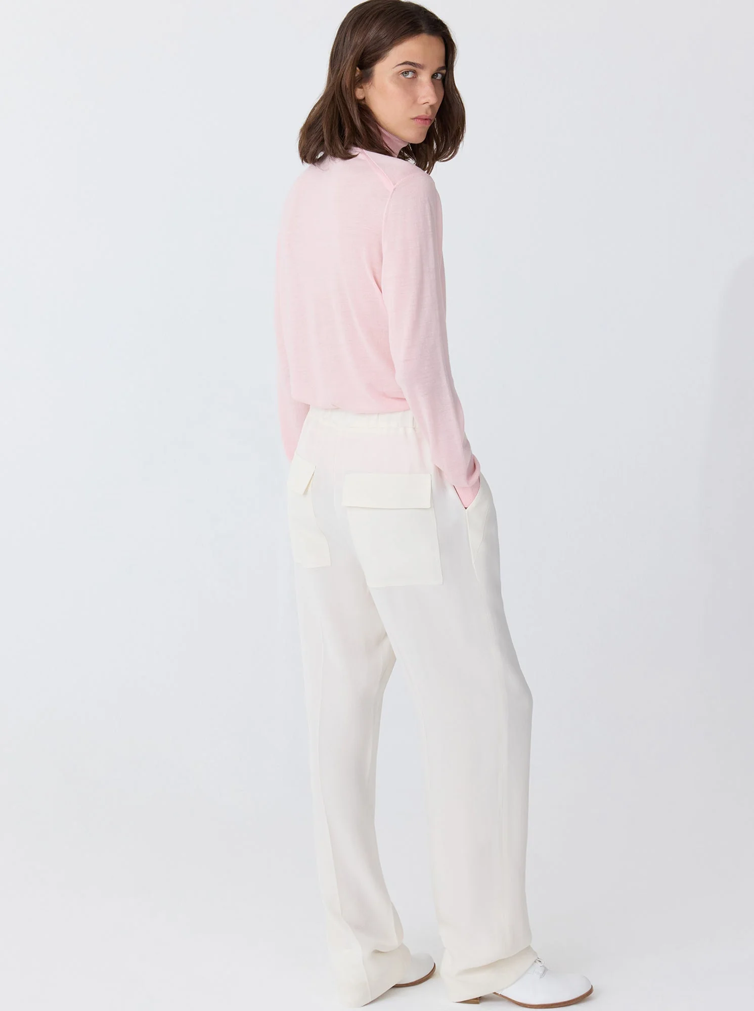 Harper Pull-On Pant | Ivory - Image 3