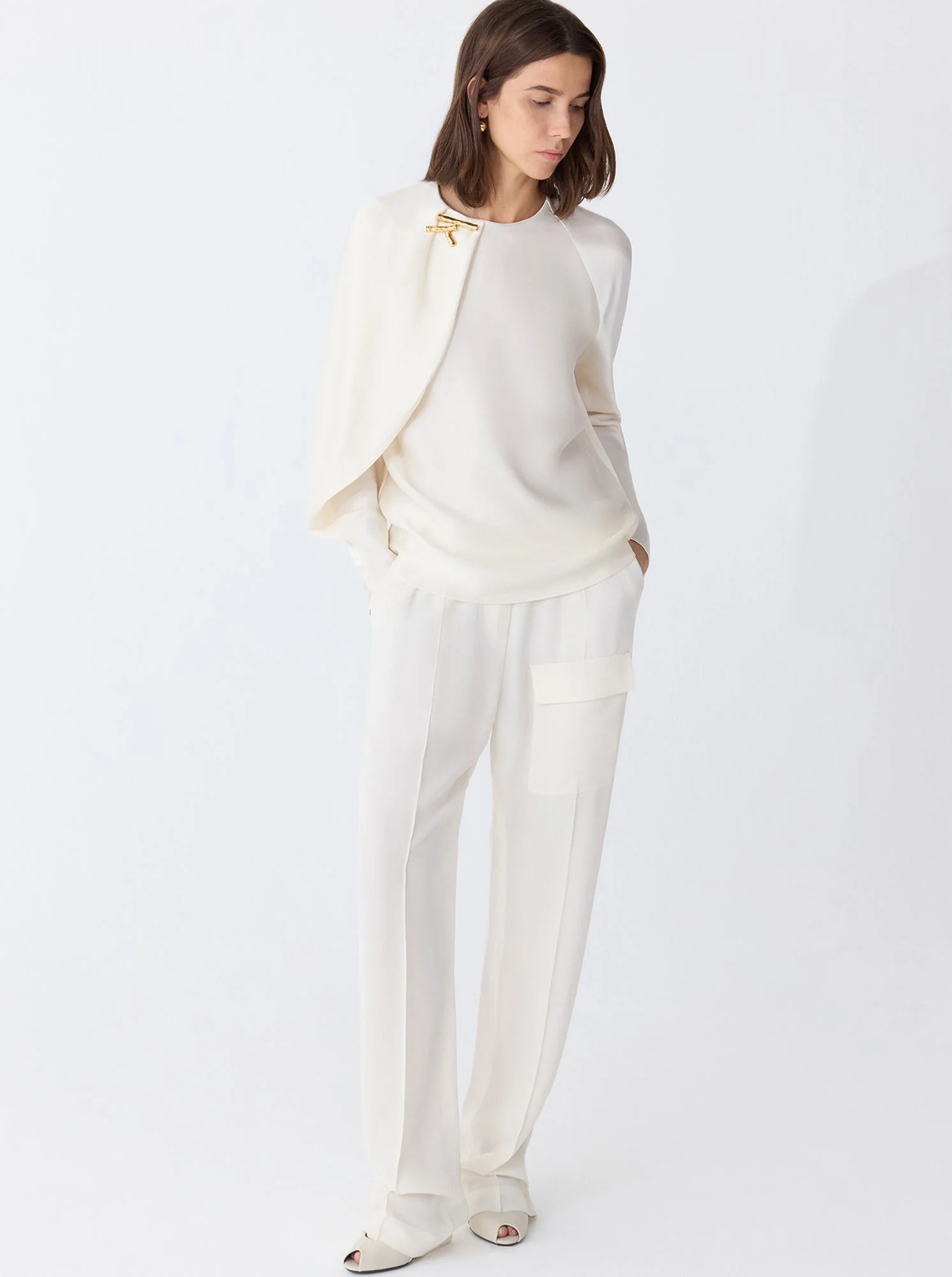 Harper Pull-On Pant | Ivory - Image 5