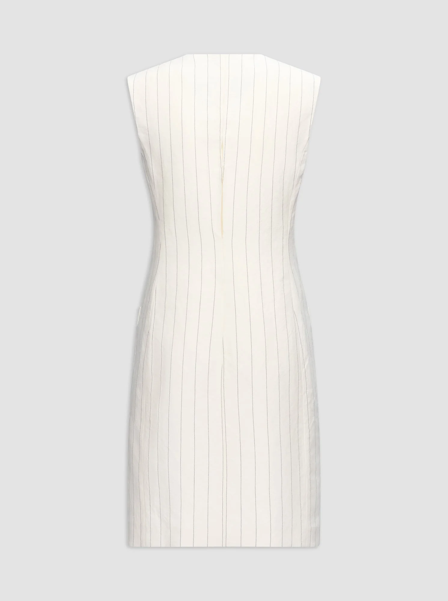 Jamily Vest Dress | Ivory/Black - Image 6
