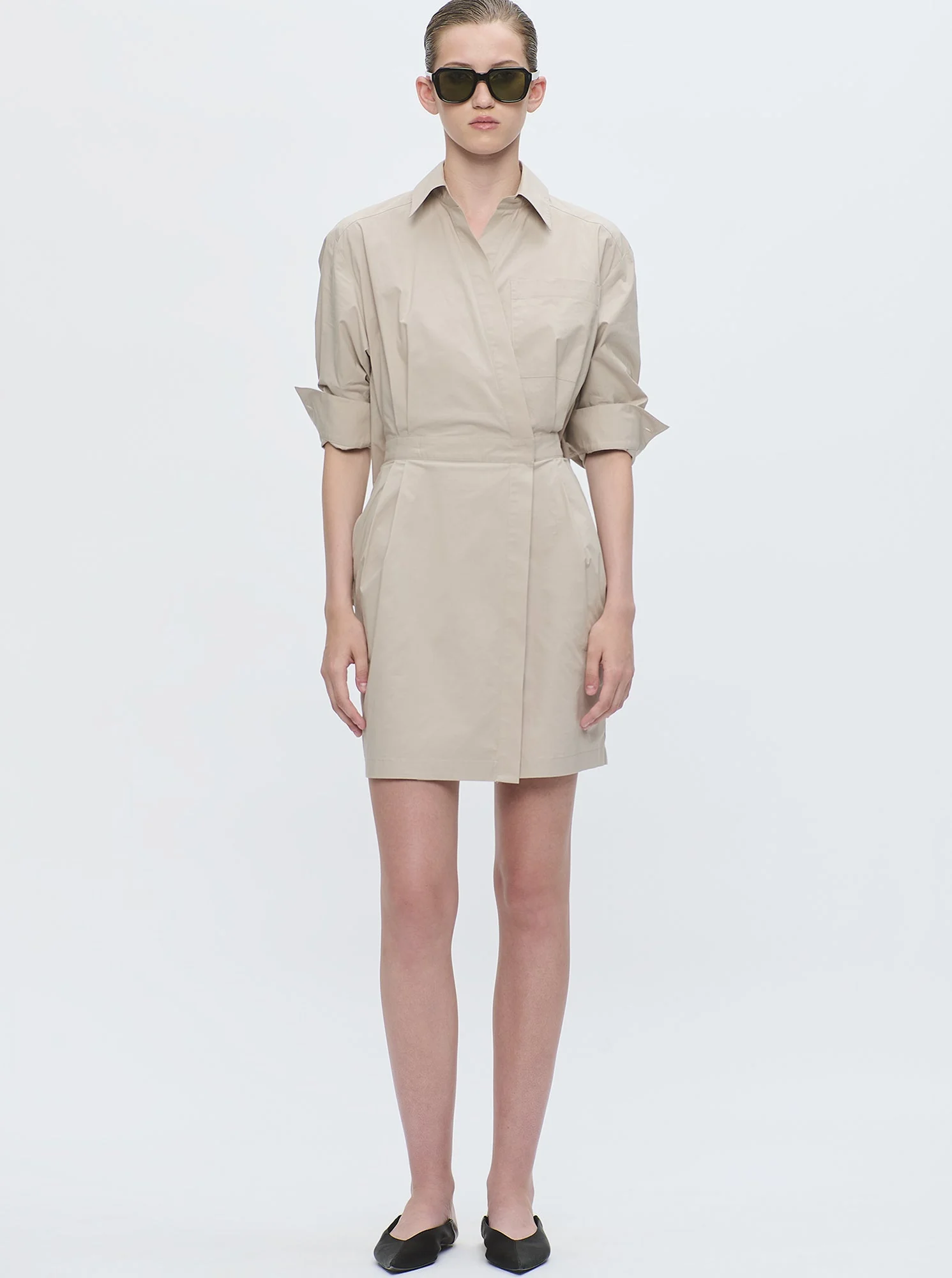 Jaxina Wrap Dress | Safari