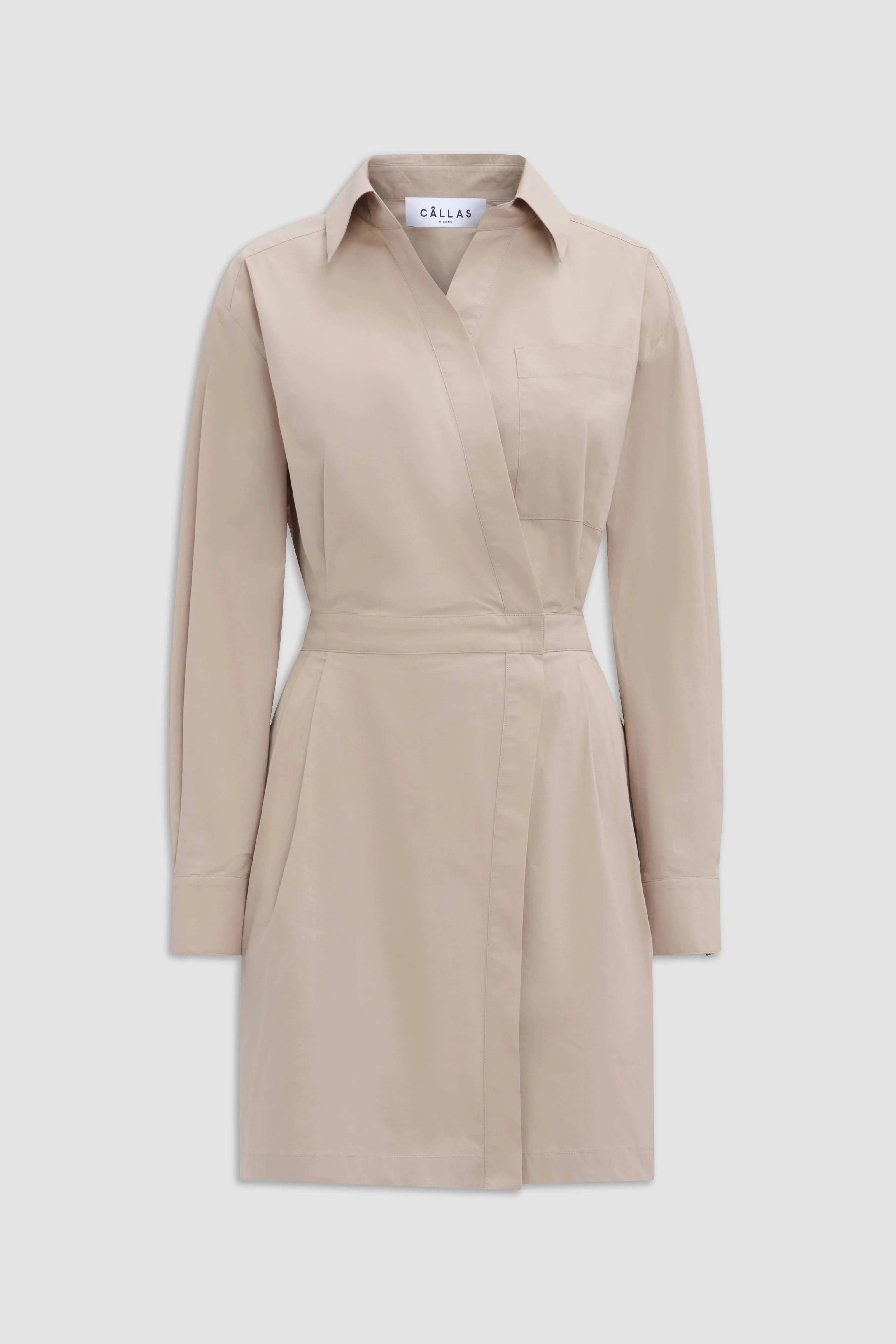 Jaxina Wrap Dress | Safari - Image 2