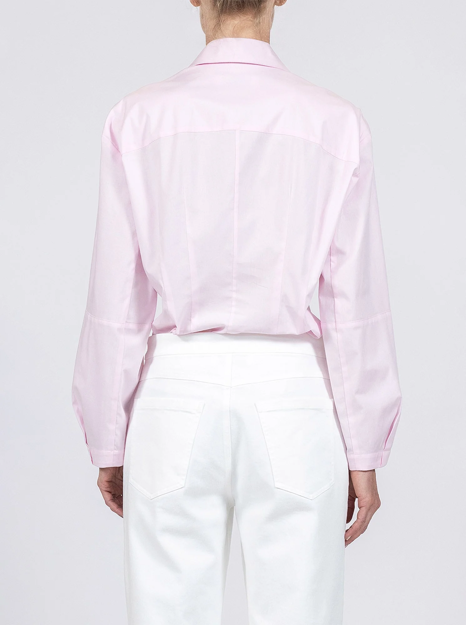 Lucia Lantern Sleeve Shirt | Pink - Image 3