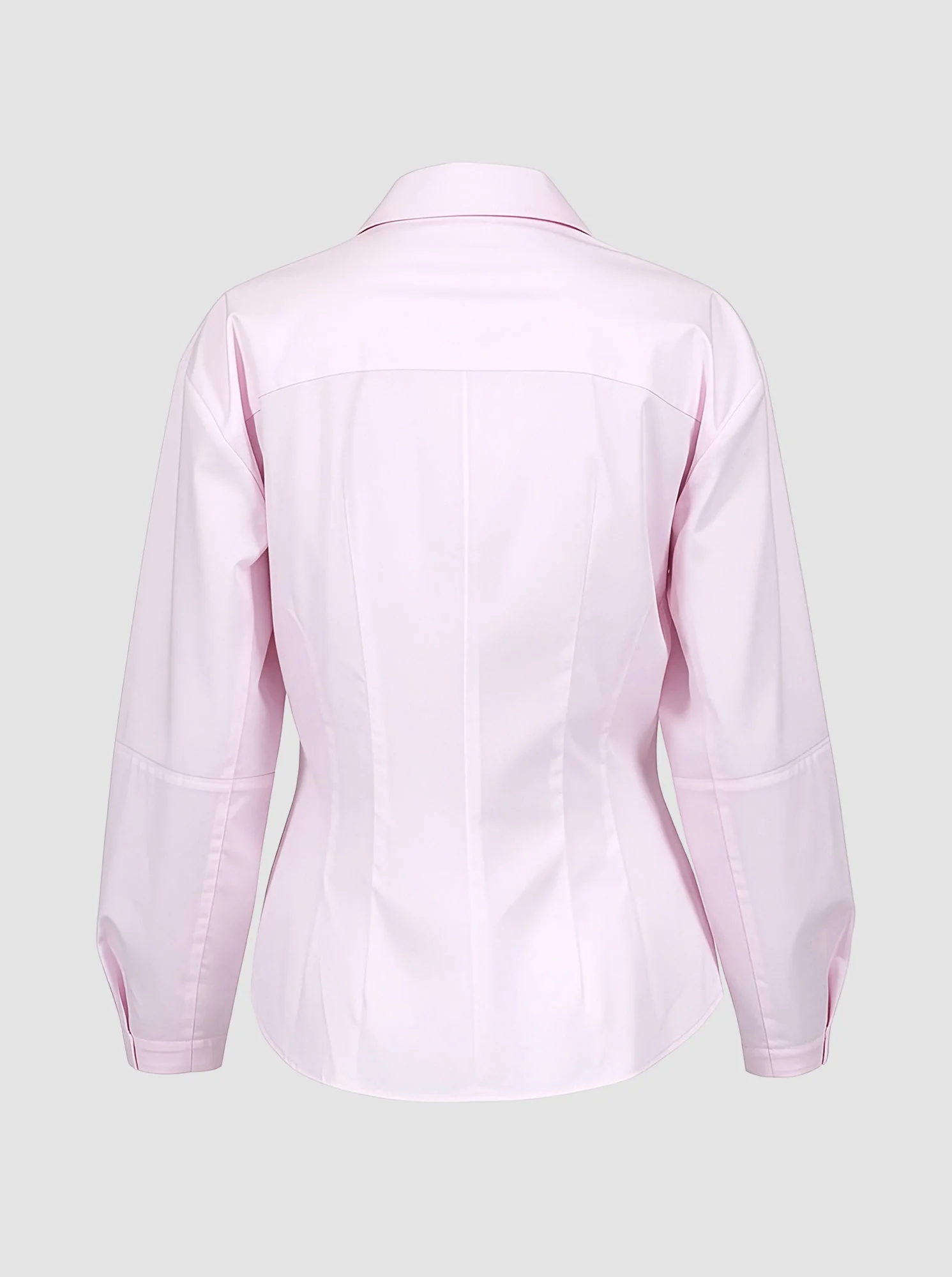 Lucia Lantern Sleeve Shirt | Pink - Image 4