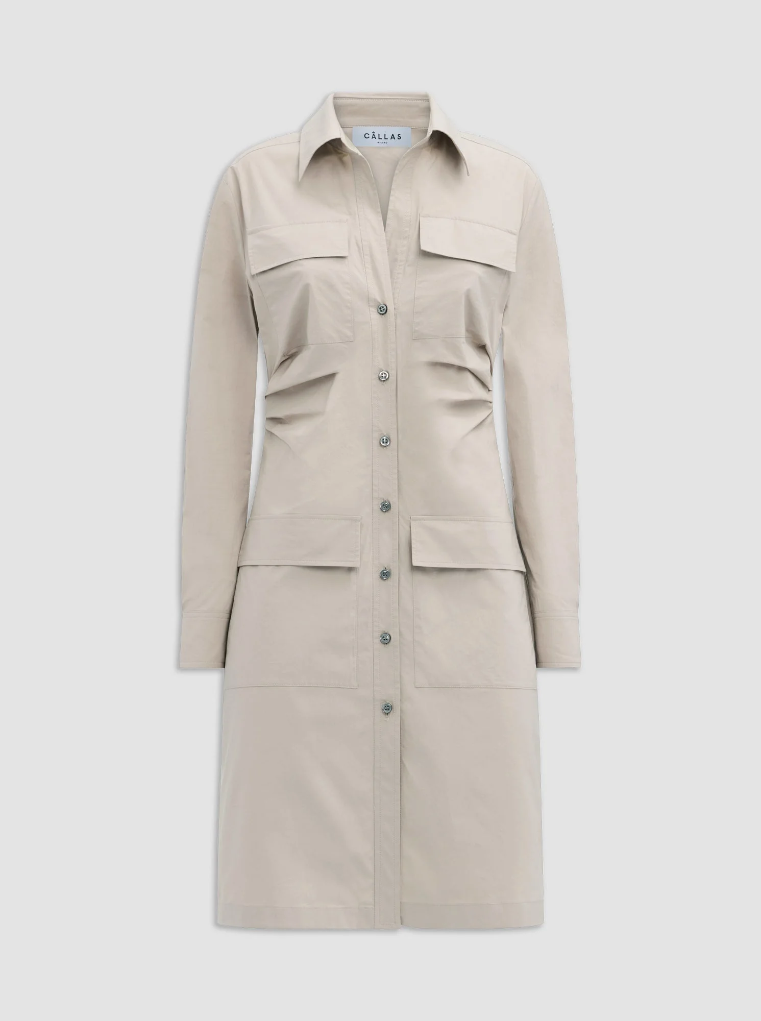 Marrakech Shirt Dress | Safari - Image 2