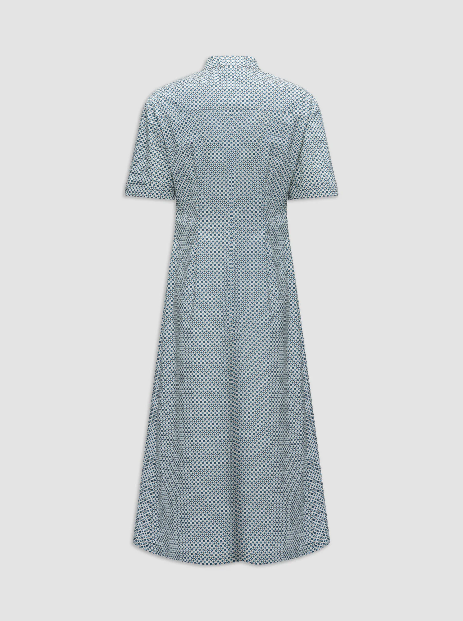 Noor Shirtdress | Blue Print - Image 7