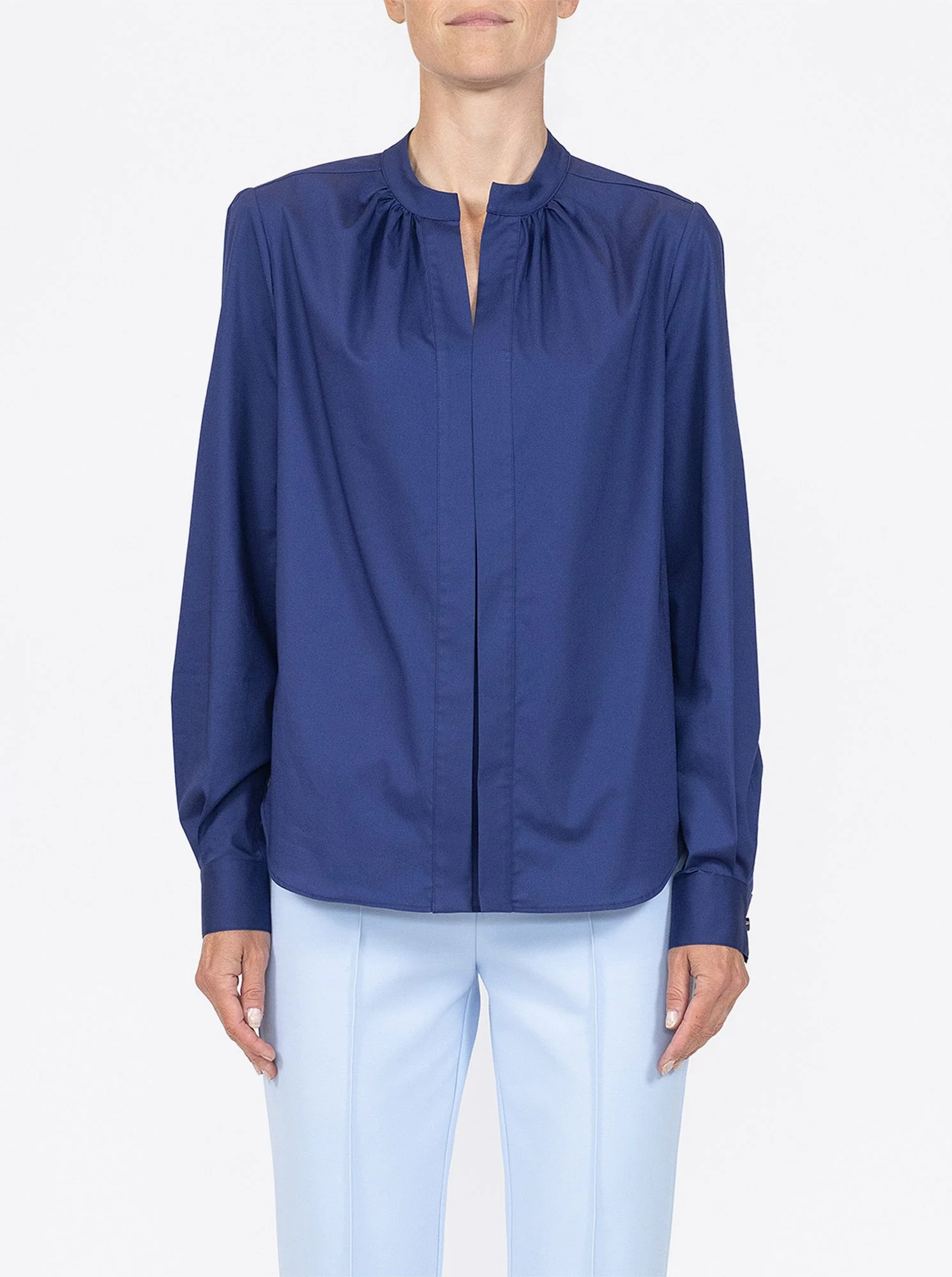 Olympia Long Sleeve Shirt | Ocean - Image 2