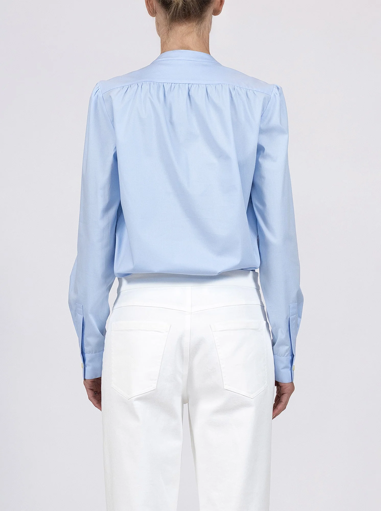 Olympia Long Sleeve Shirt | Pale Blue - Image 4