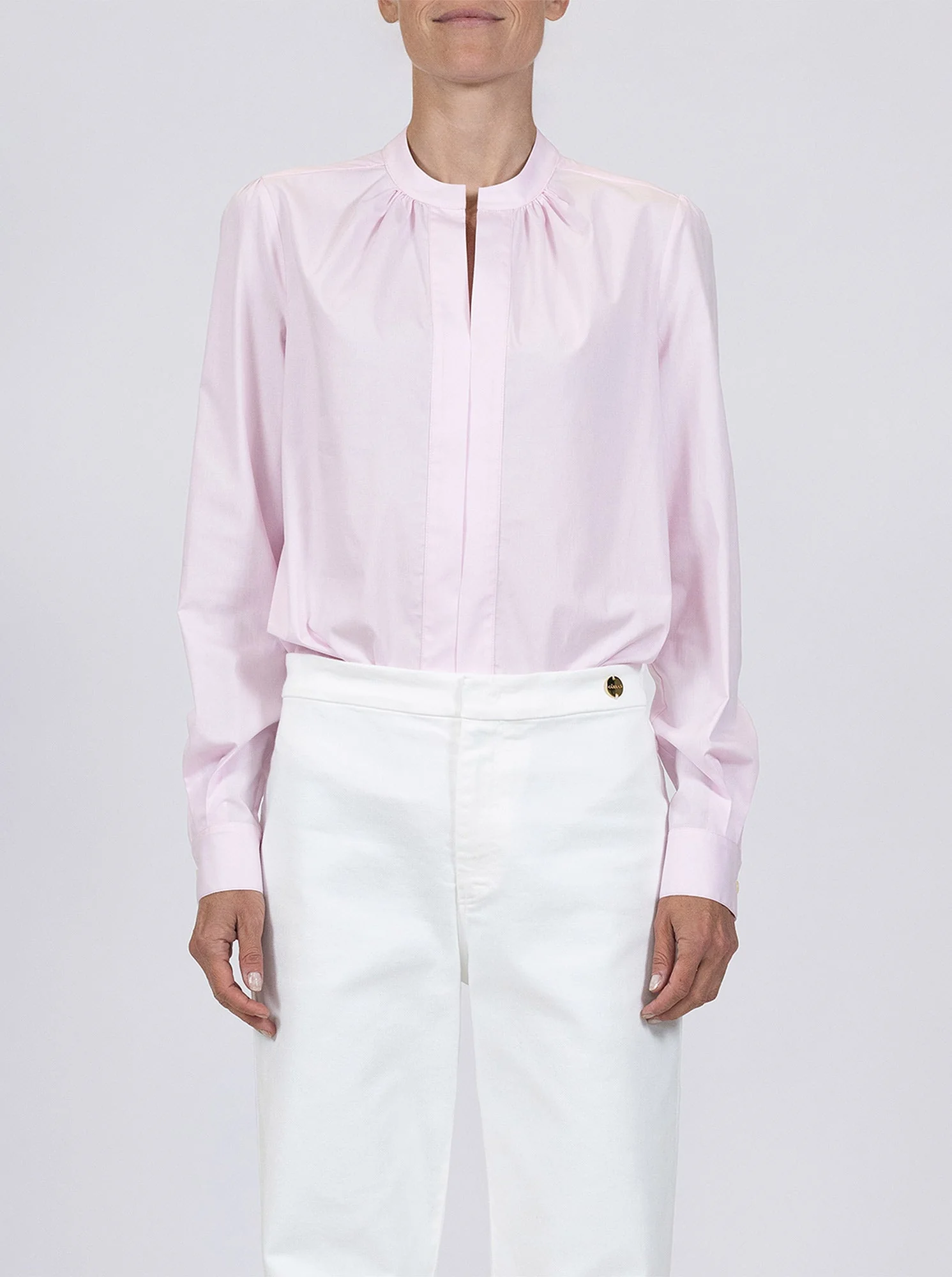 Olympia Long Sleeve Shirt | Pink - Image 2