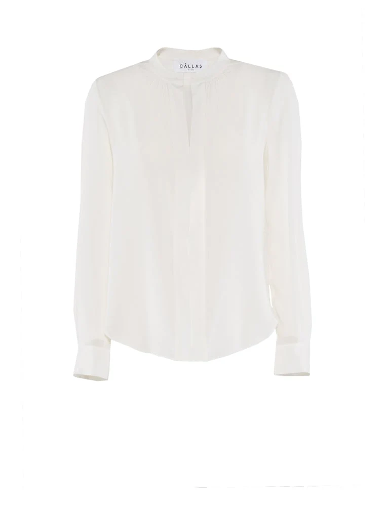 Olympia Silk Blouse | Ivory - Image 2