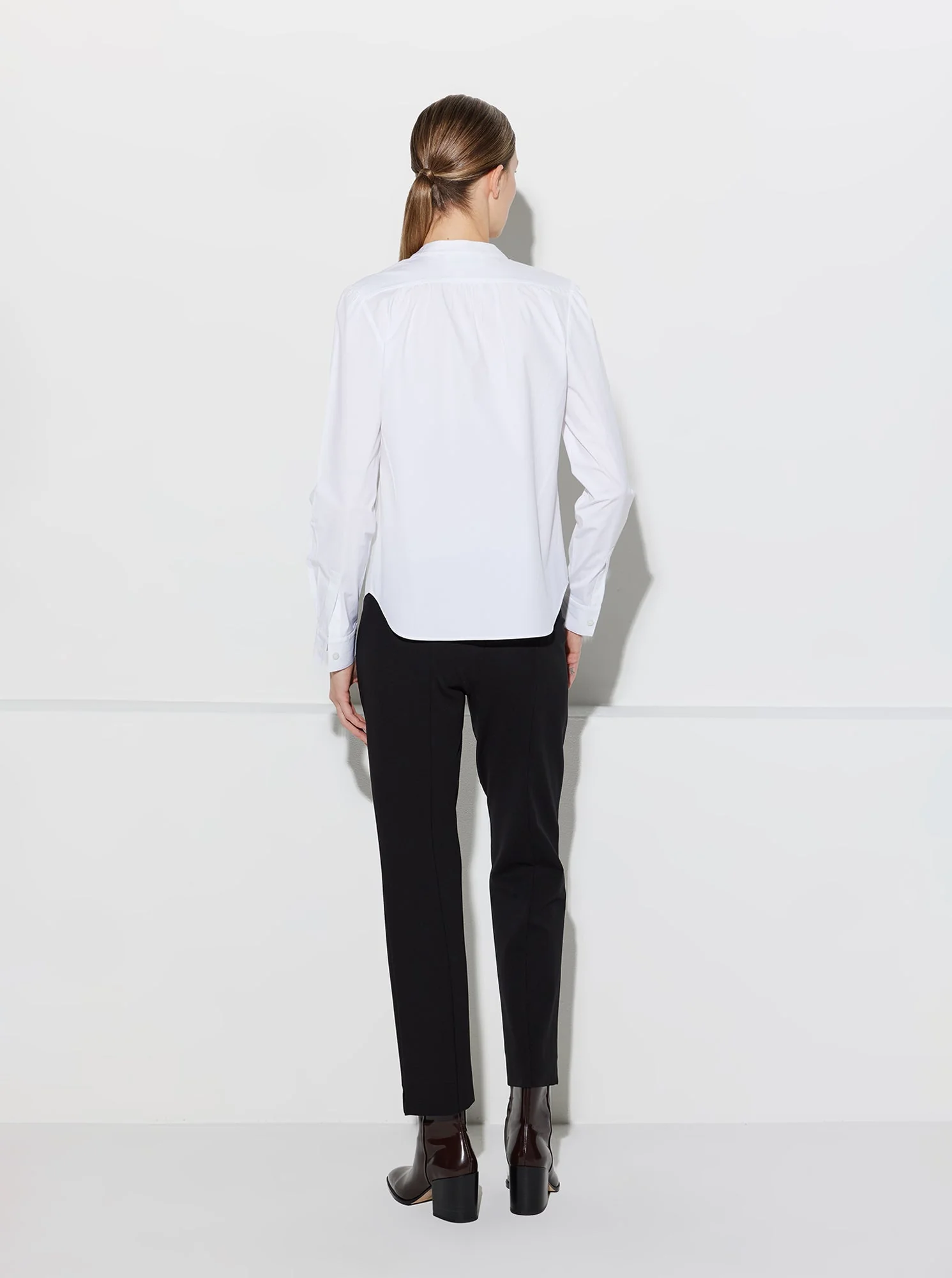 Olympia Poplin Blouse | White - Image 3
