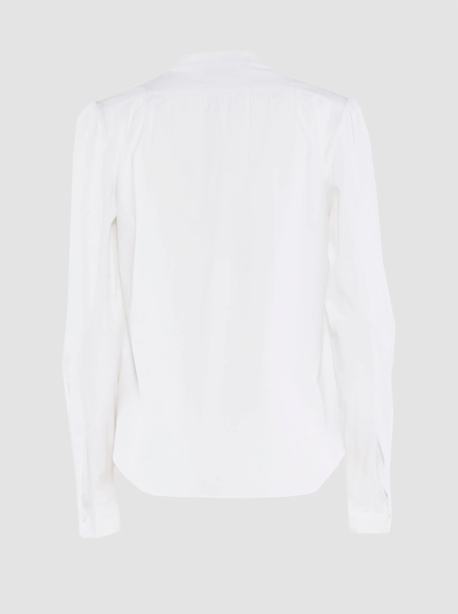 Olympia Poplin Blouse | White - Image 4