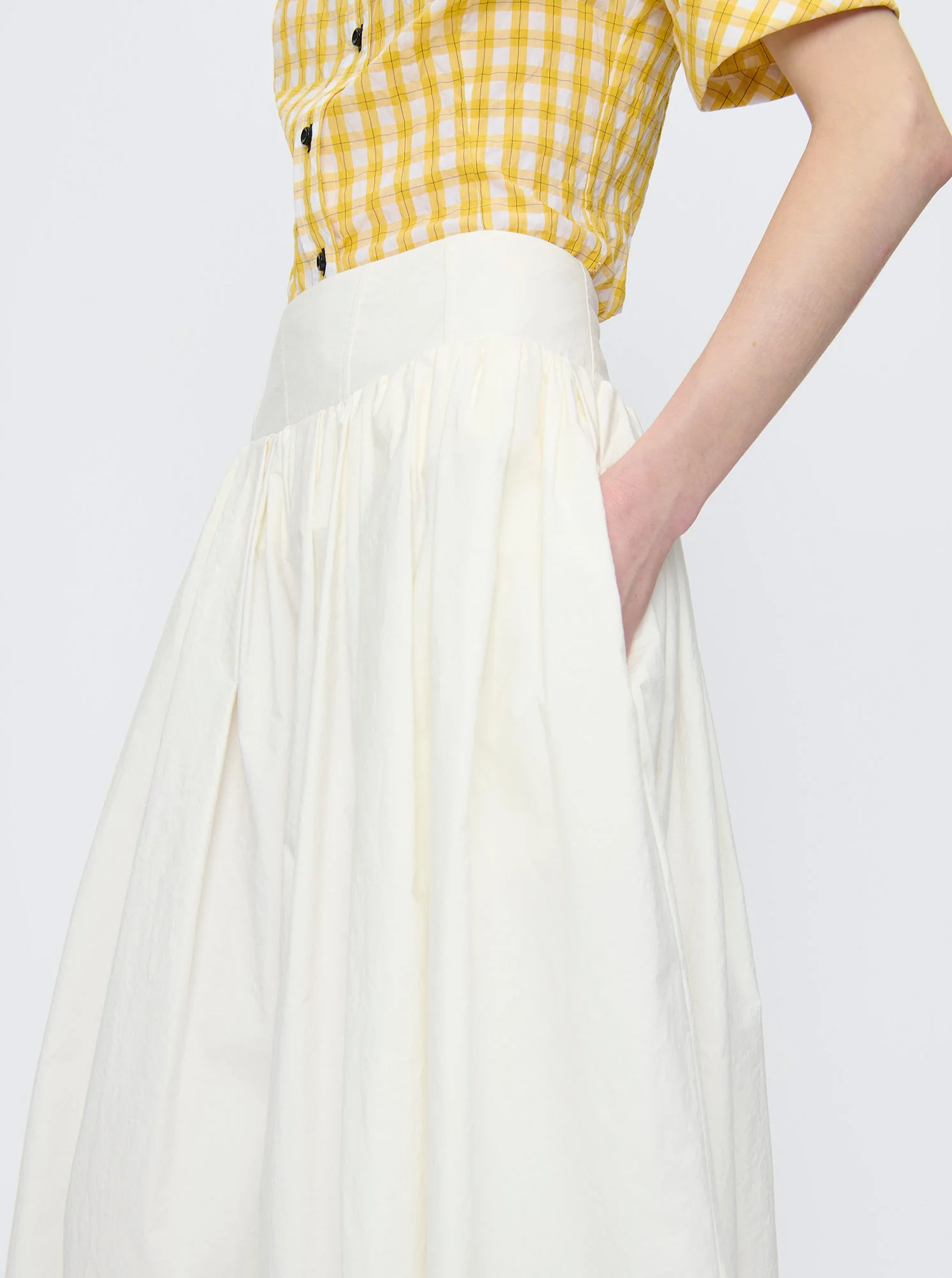 Penelope Full Skirt | Natural - Image 4