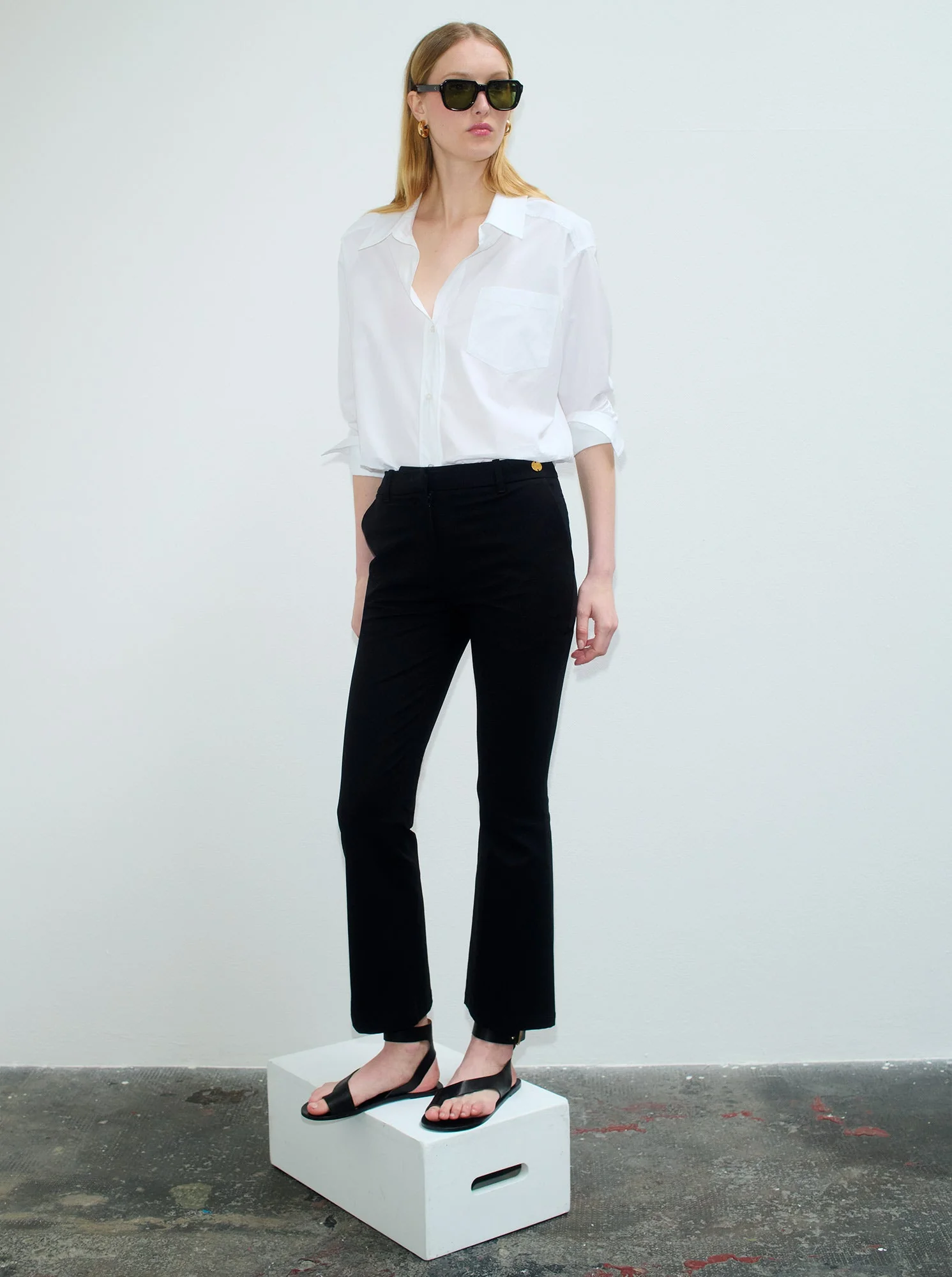 Petra Poplin Shirt | White - Image 7