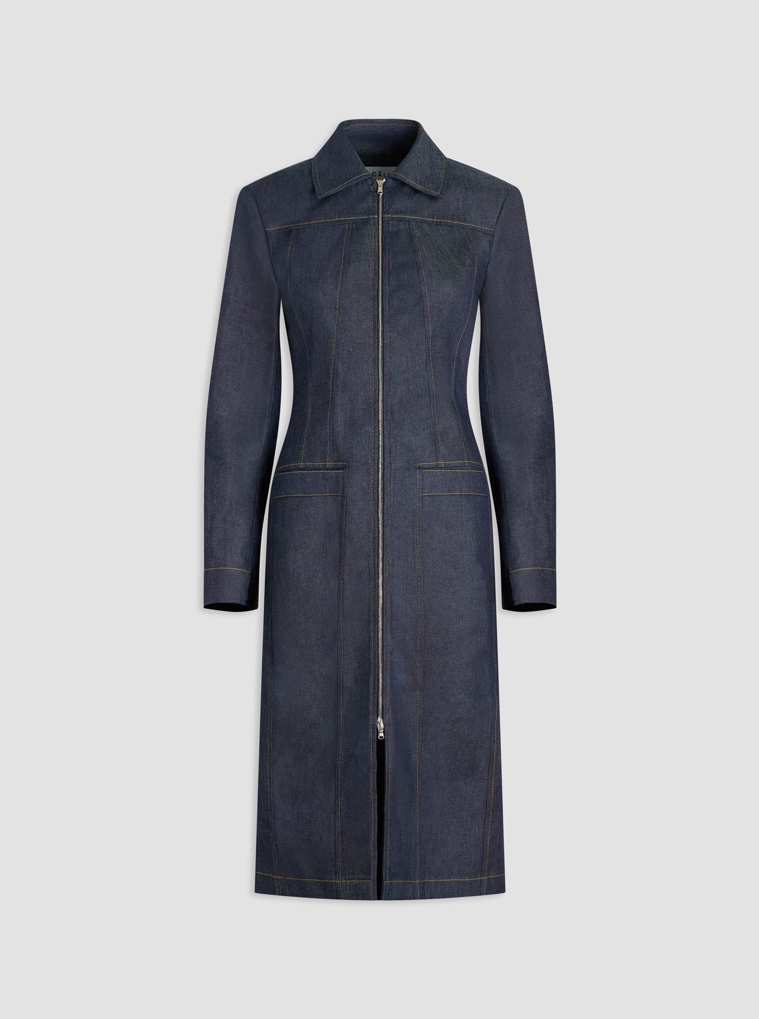 RIIA Long Jean Jacket | Indigo - Image 2