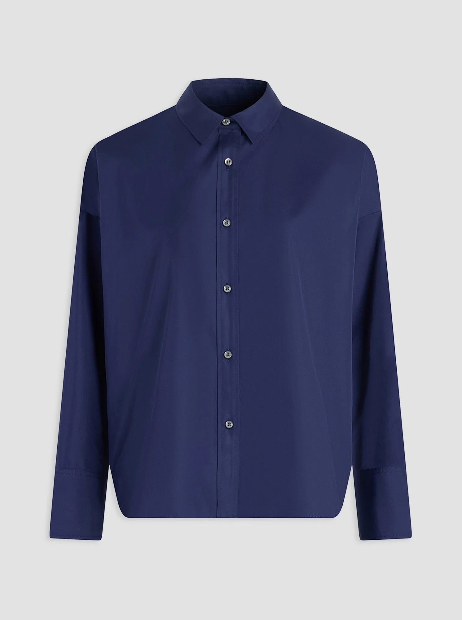 Sirene Scarf-Back Shirt | Navy - Image 4