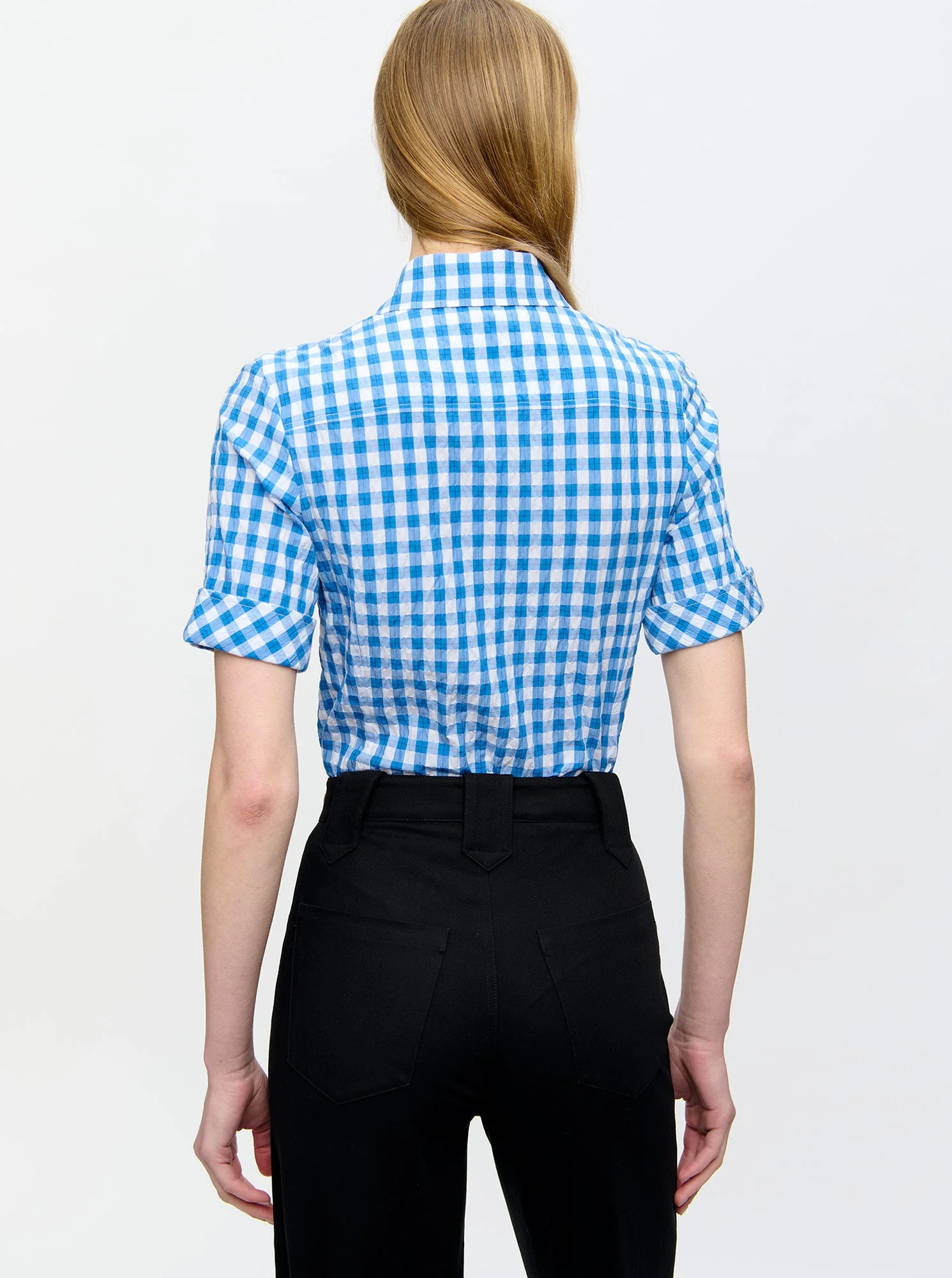 Sunny Fitted Shirt | Blue - Image 2