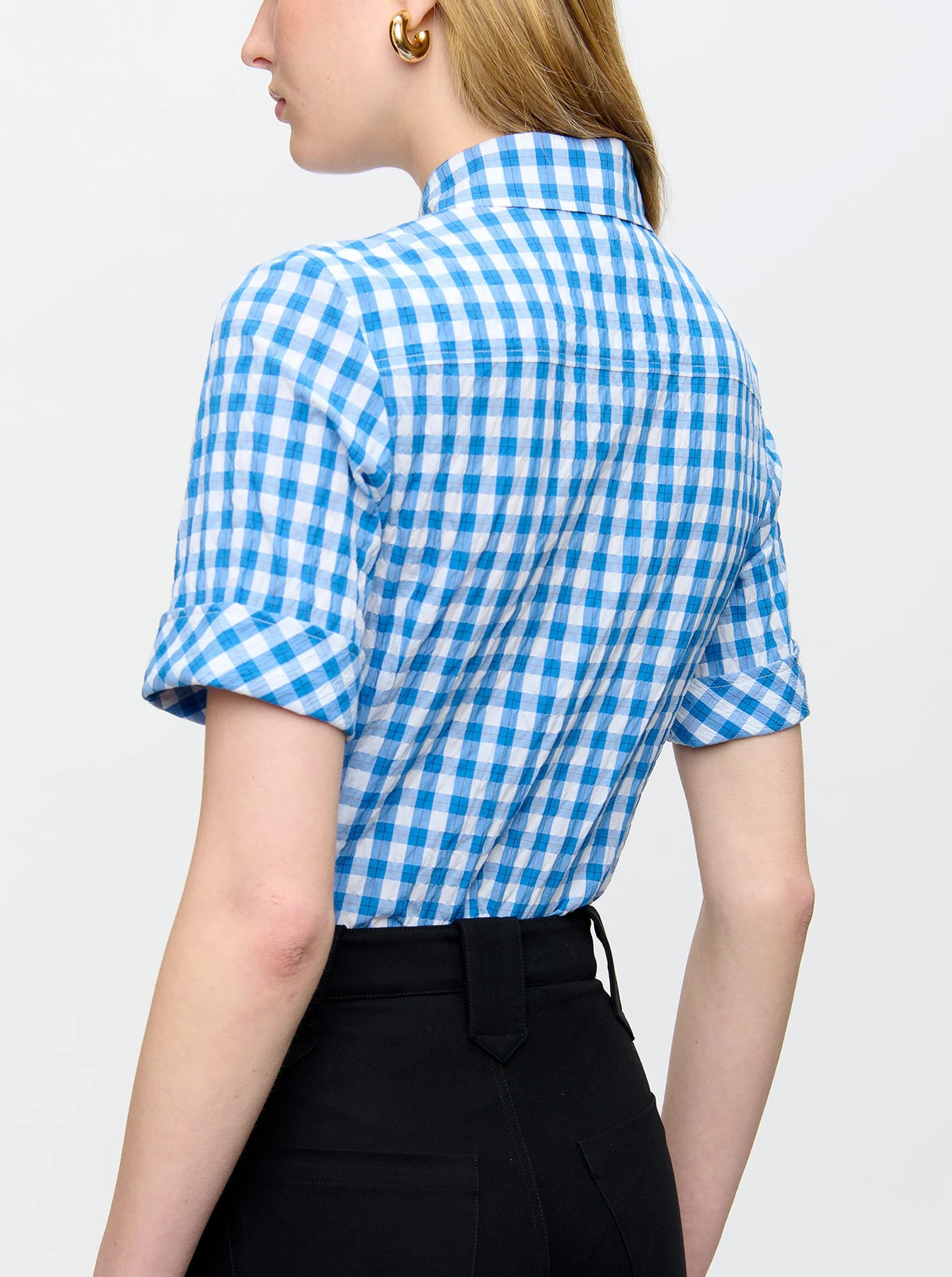 Sunny Fitted Shirt | Blue - Image 3