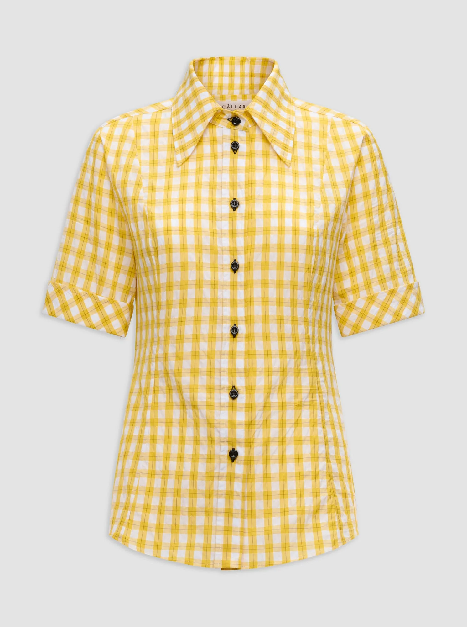 Sunny Slim Shirt | Yellow - Image 2