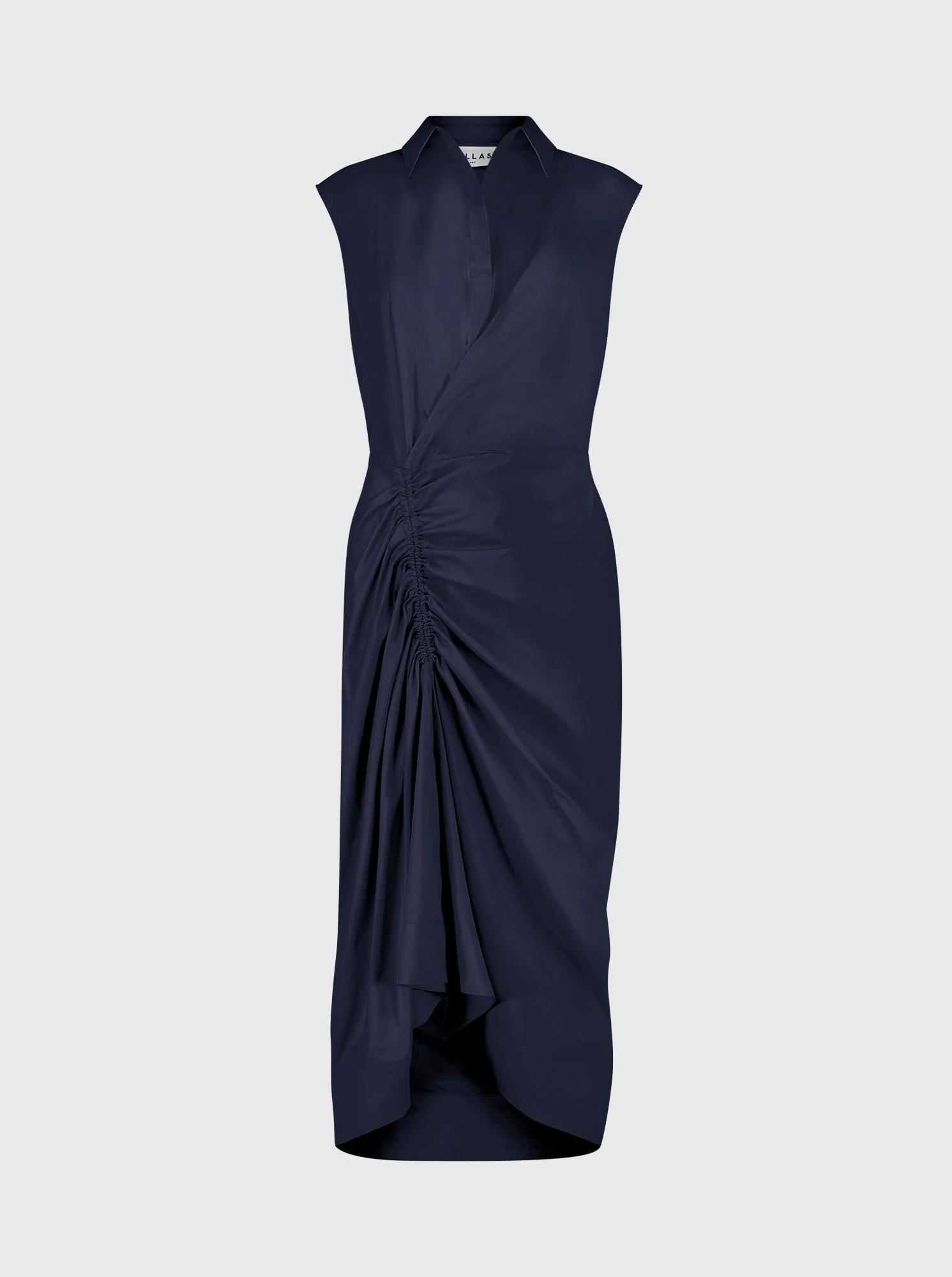 Sylvie Long Shirt Dress | Navy - Image 3